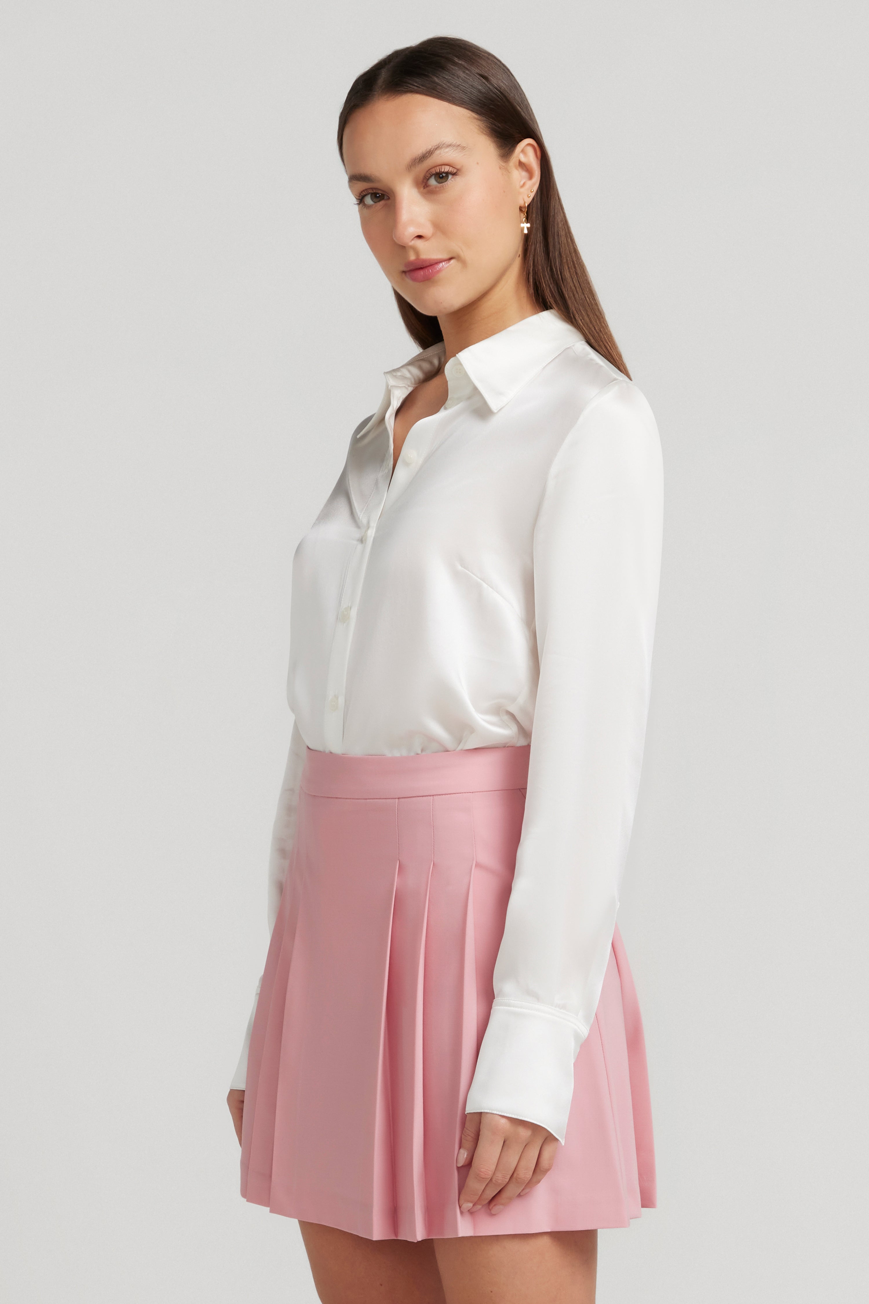 PLEAT SKIRT PEONY