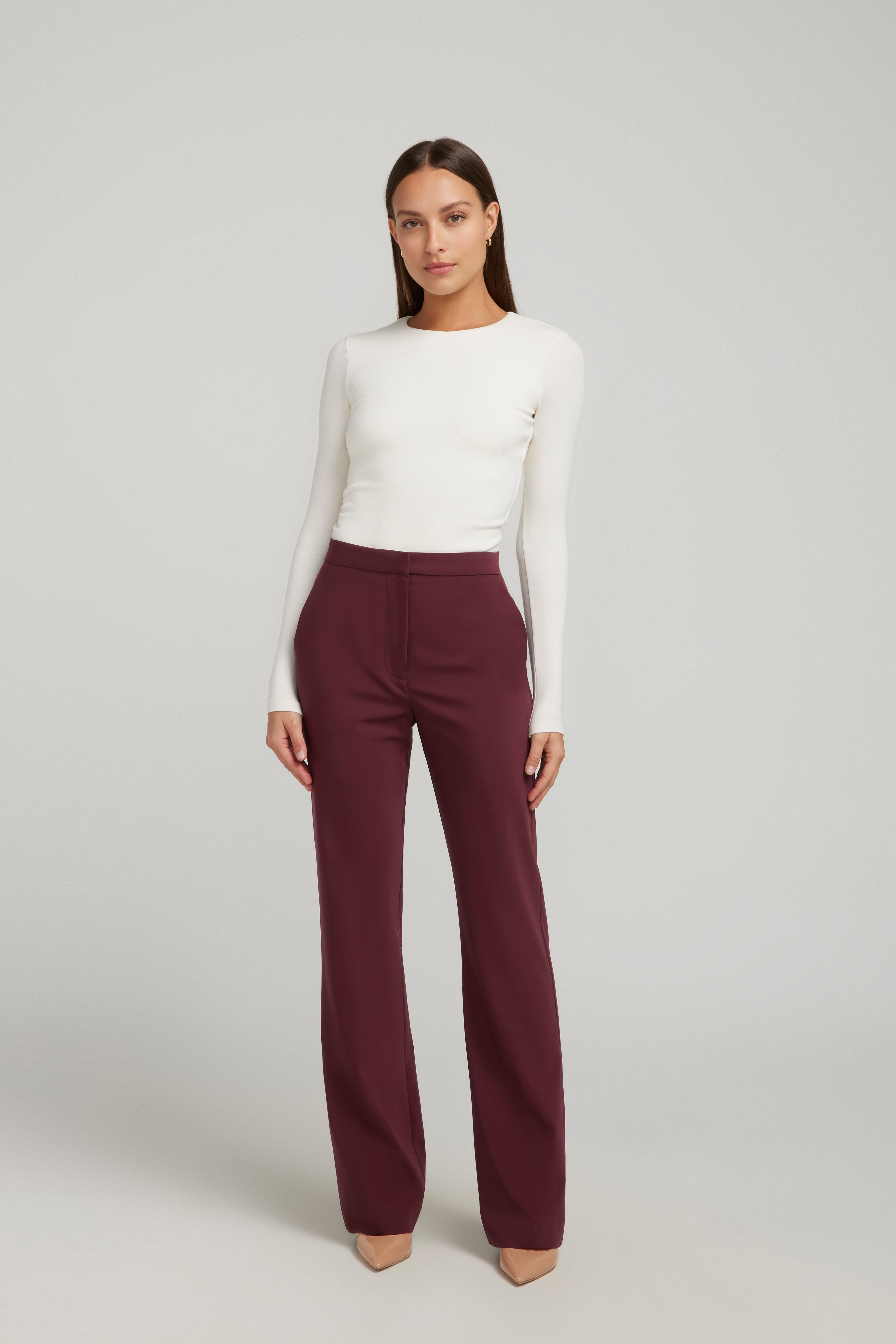 LONGLINE TROUSER SANGIOVESE
