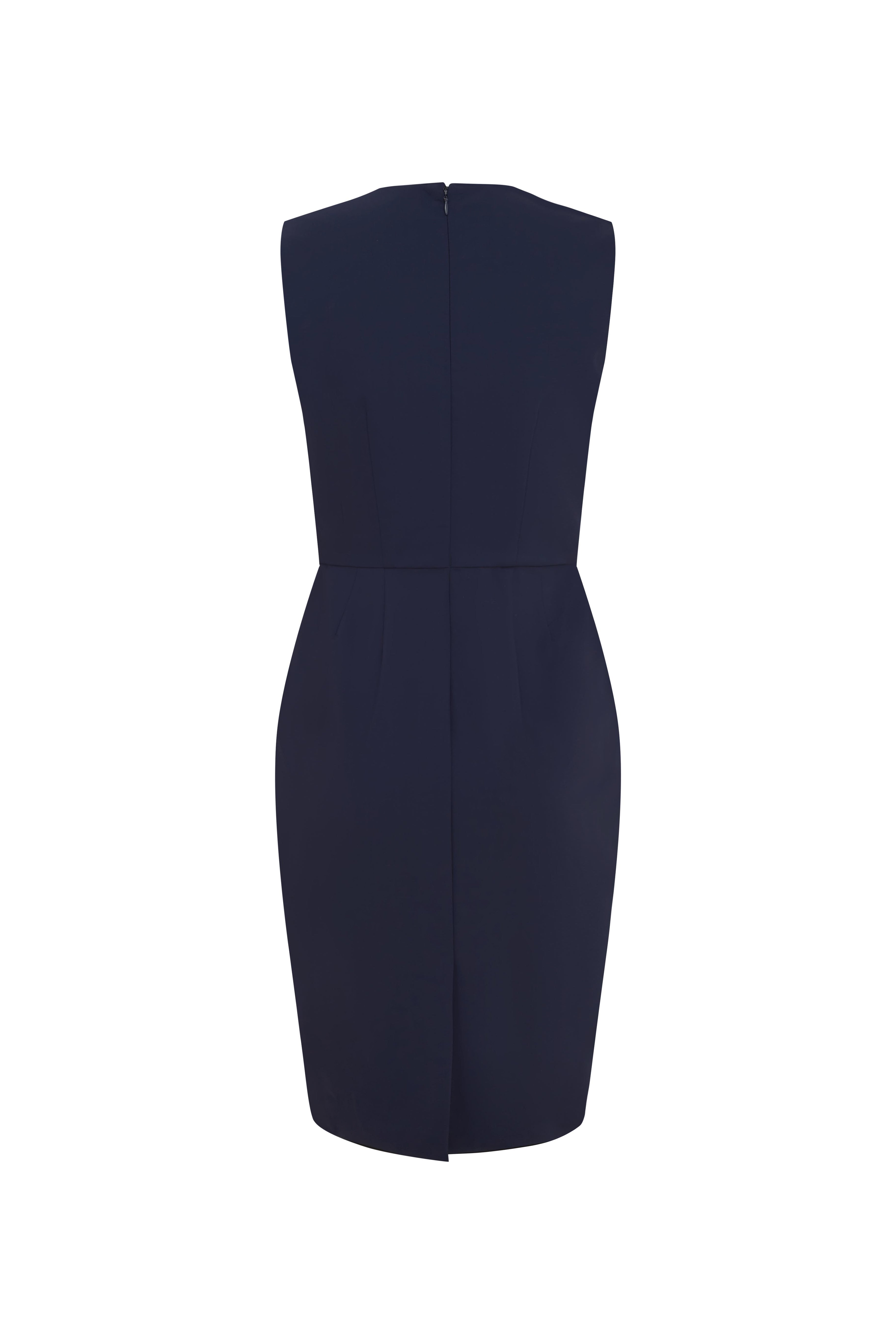 PENCIL DRESS NAVY