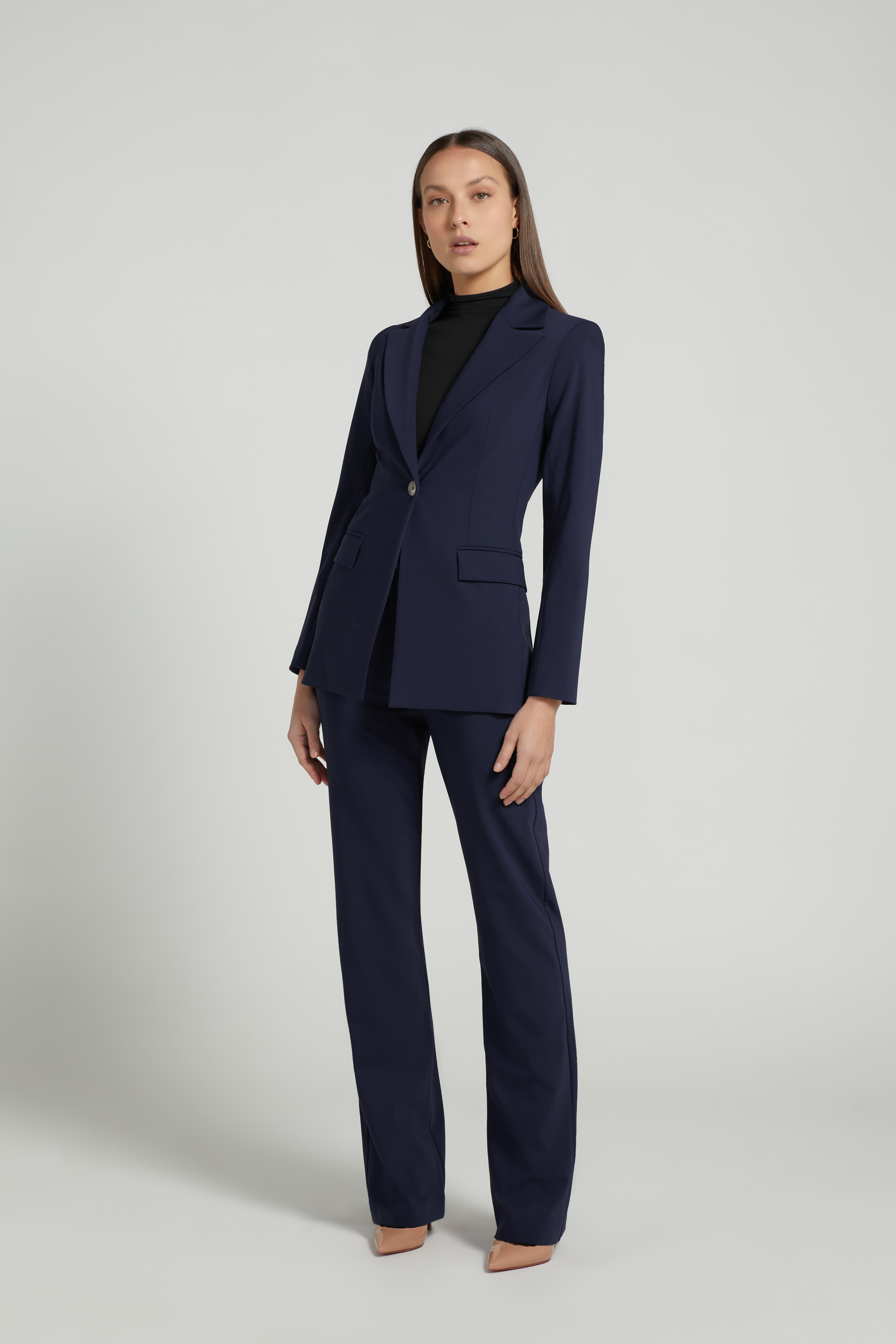 LONGLINE TROUSER SET NAVY