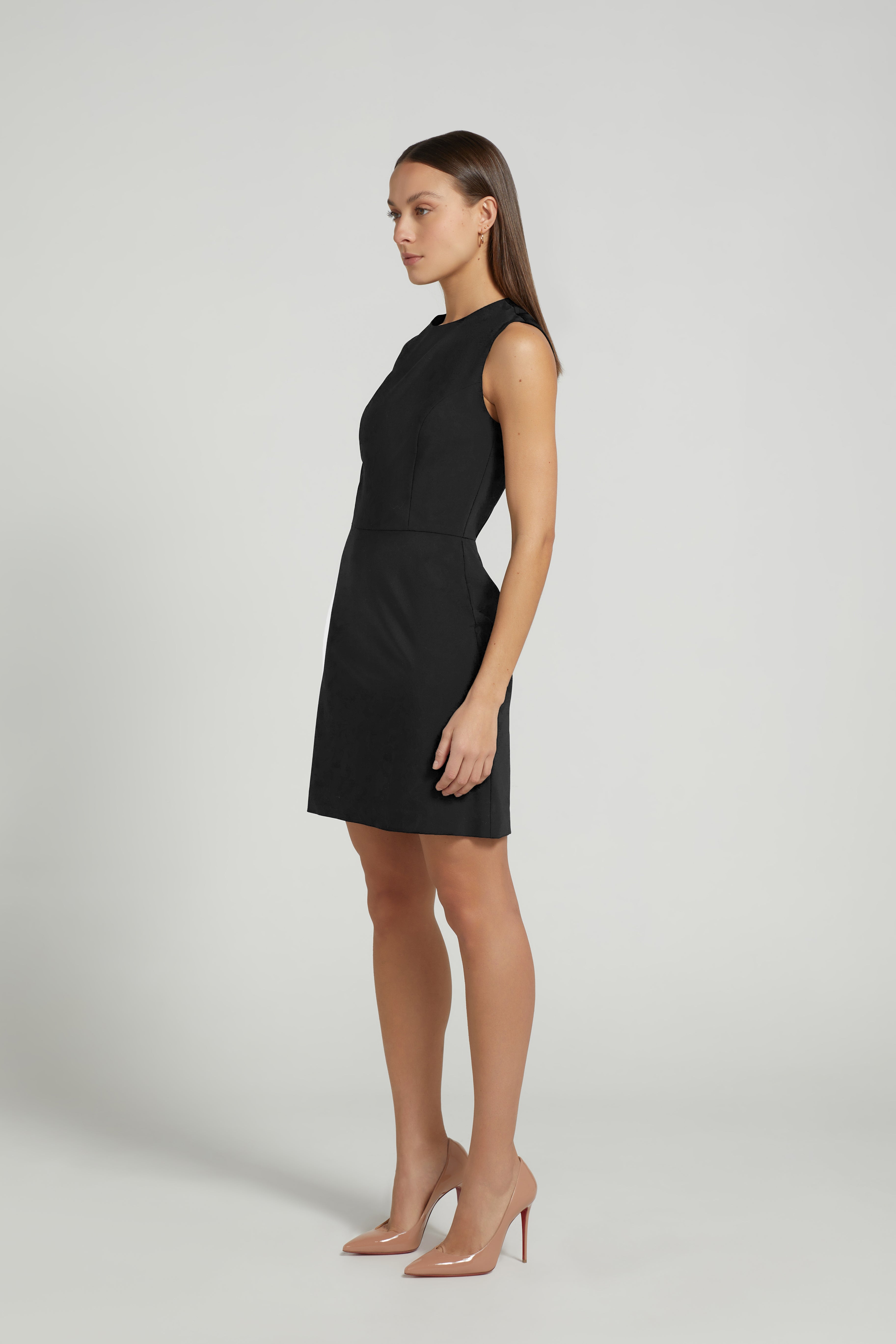 A-LINE DRESS BLACK