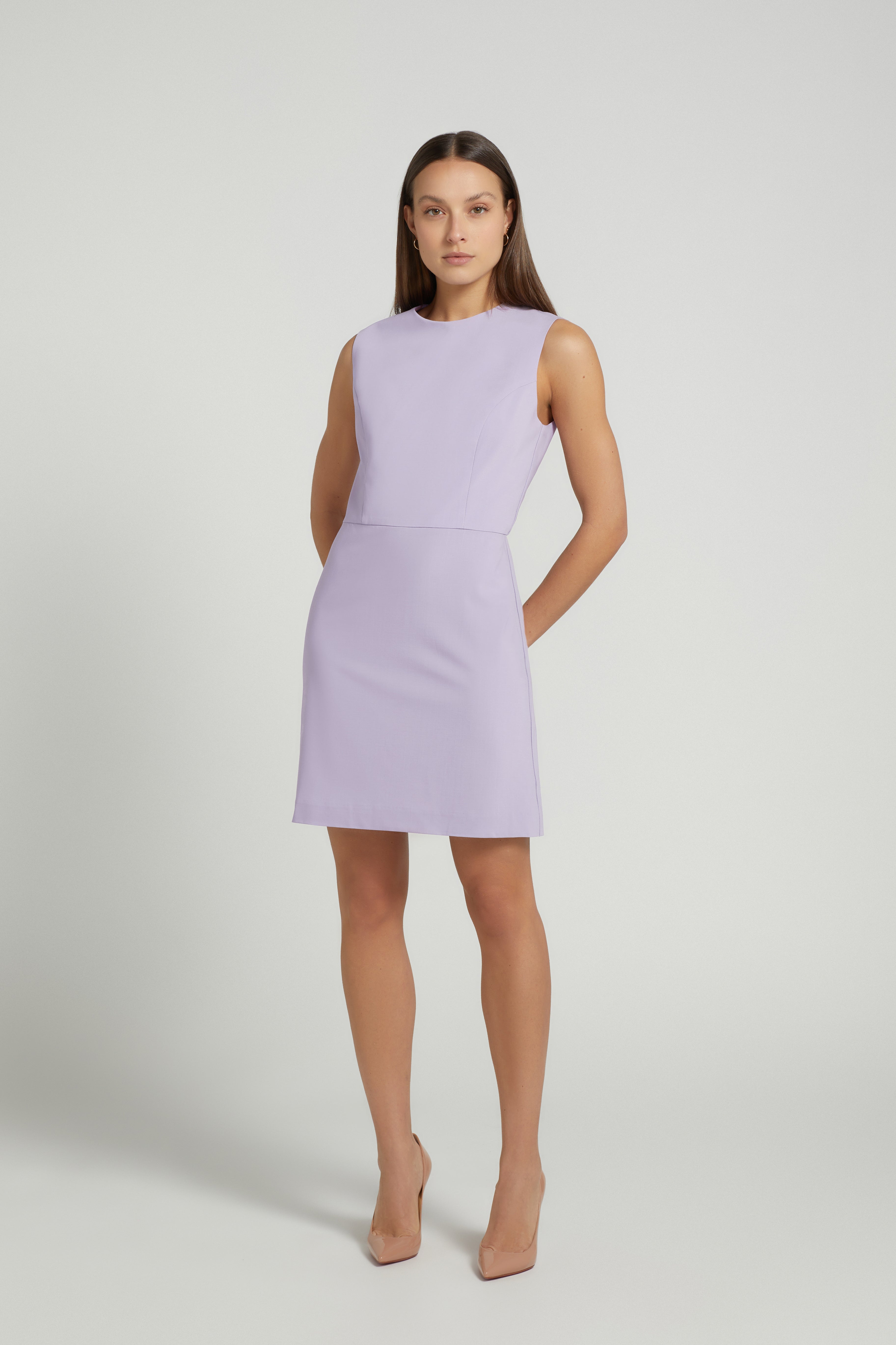 A-LINE DRESS WISTERIA