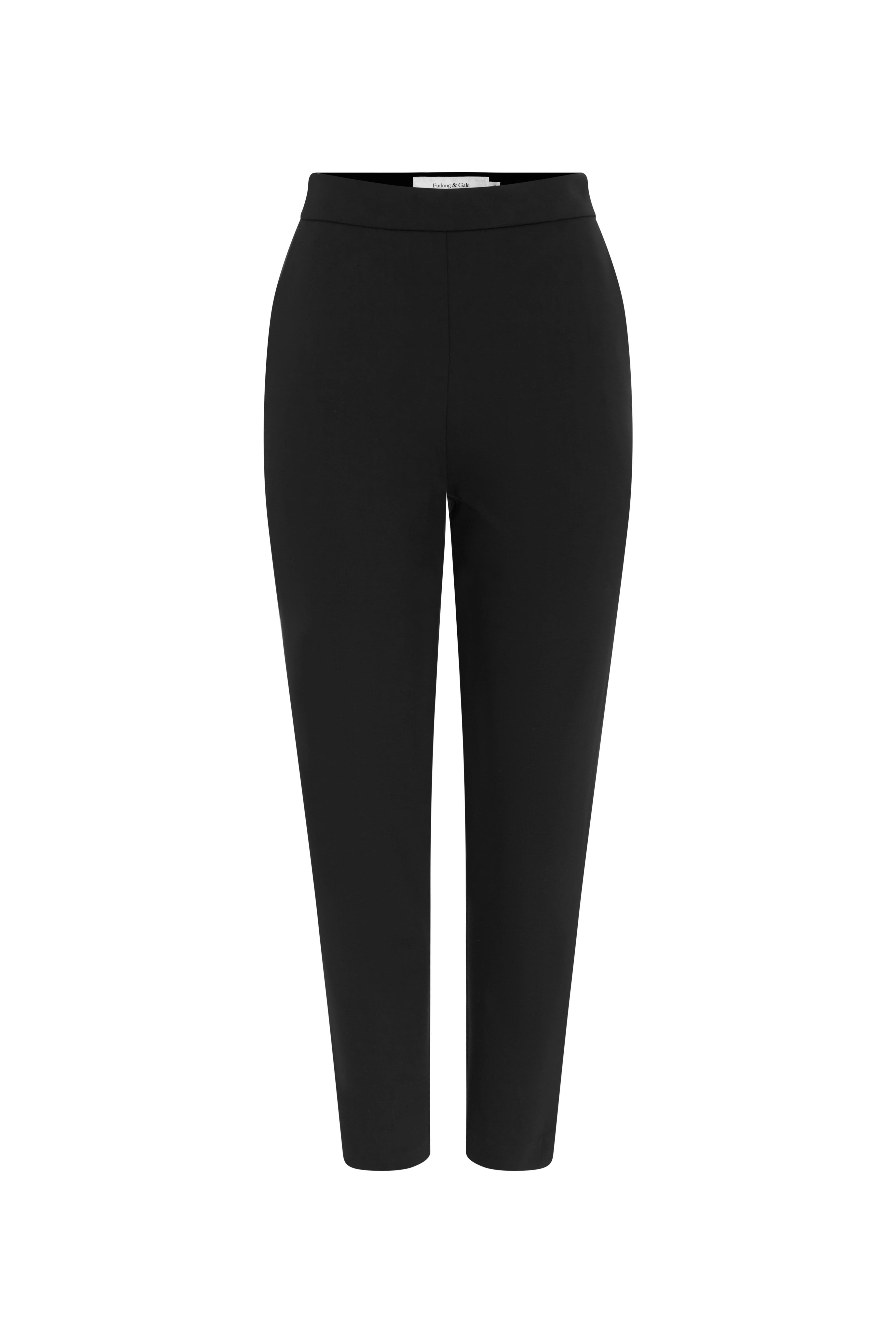 STRAIGHT TROUSER SET BLACK
