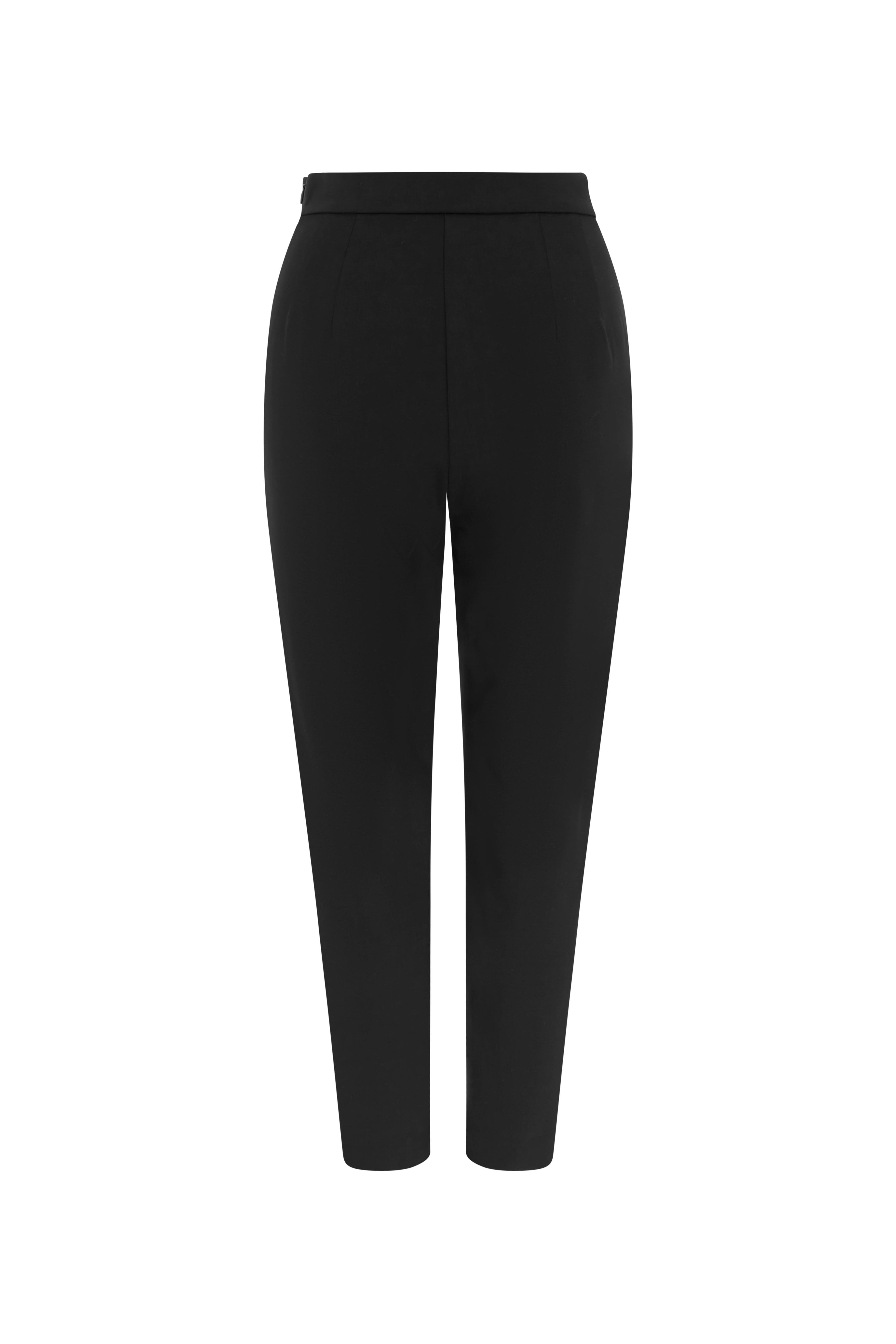 STRAIGHT TROUSER SET BLACK