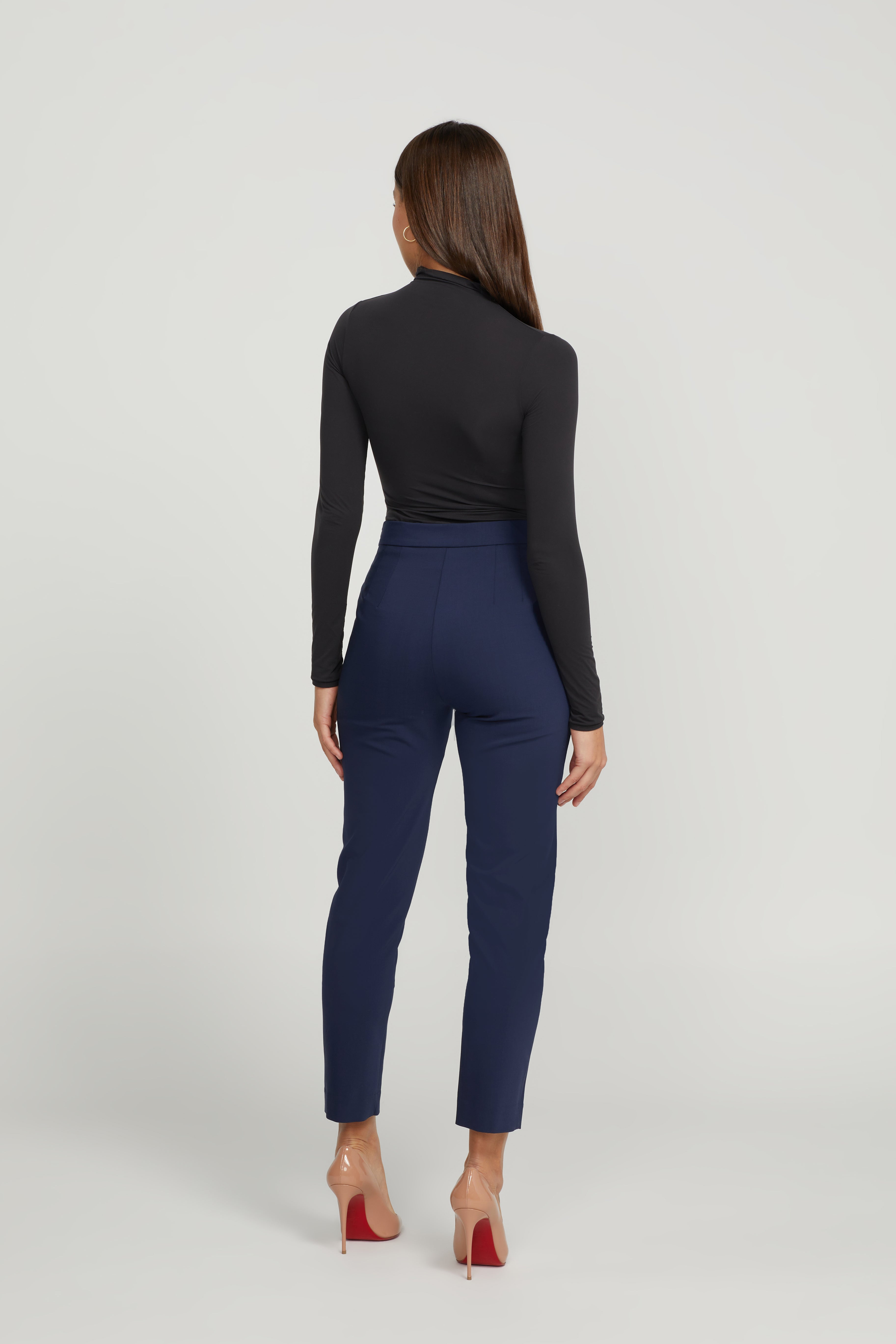 STRAIGHT TROUSER SET NAVY
