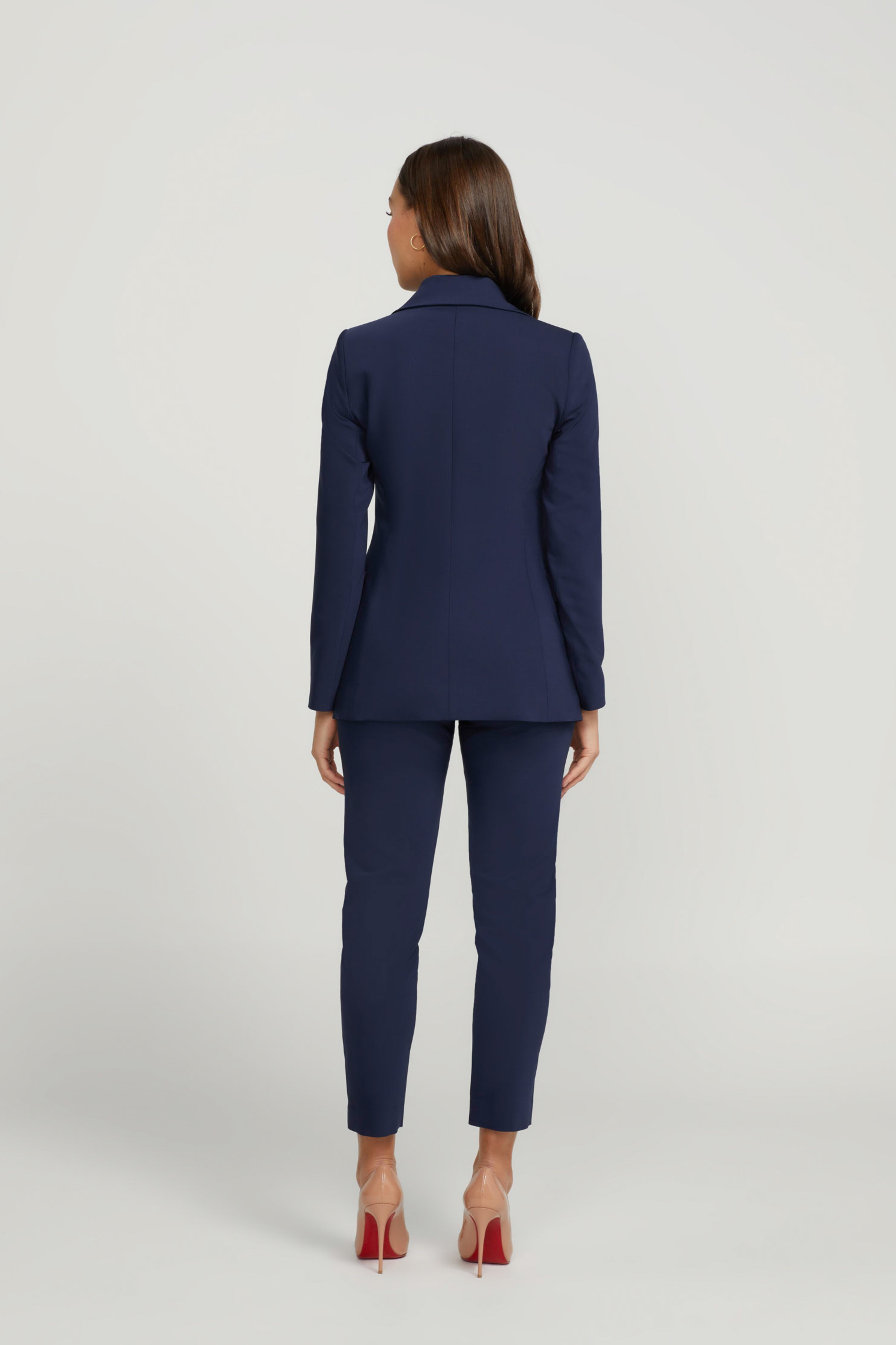 STRAIGHT TROUSER SET NAVY