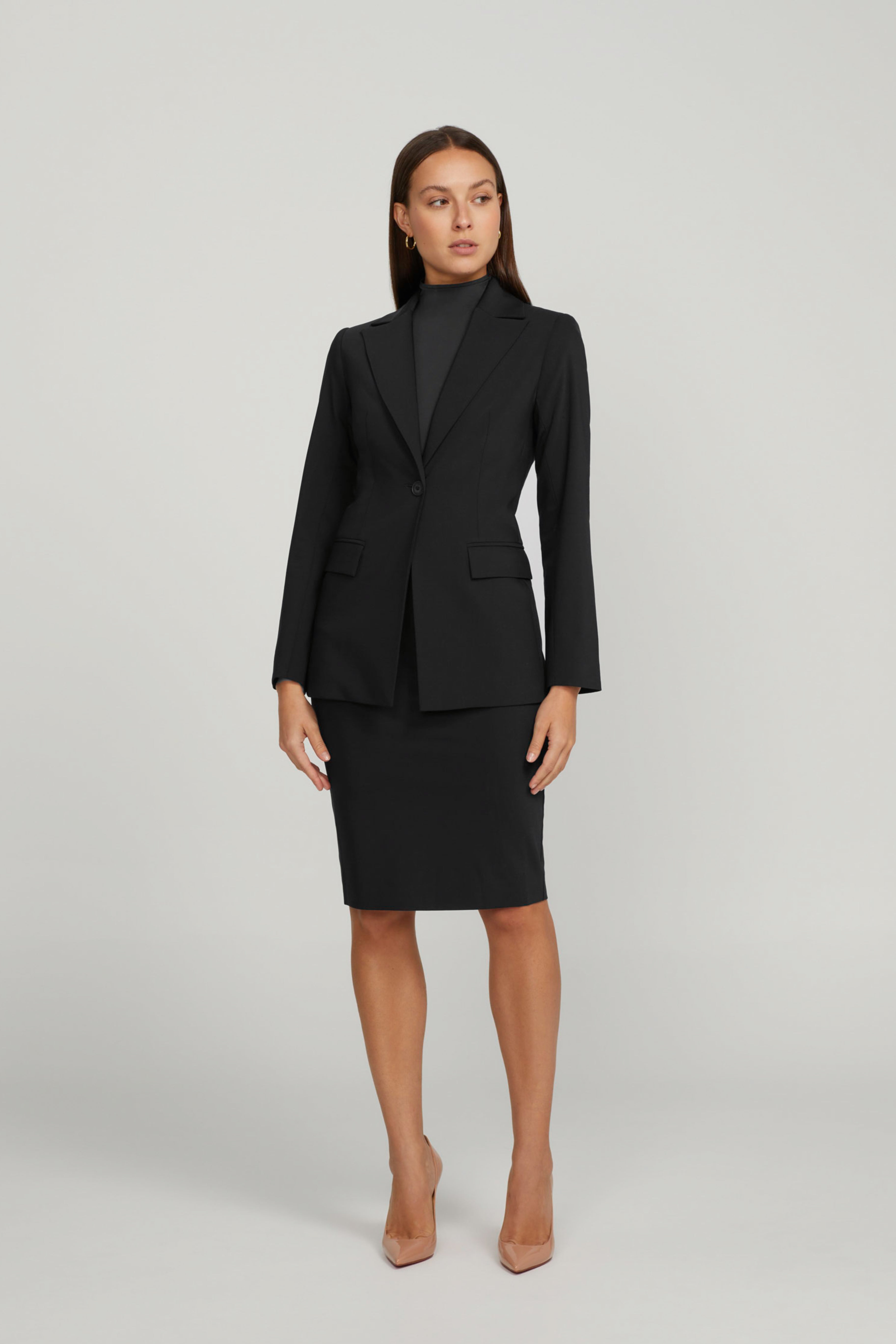 PENCIL SKIRT SET BLACK