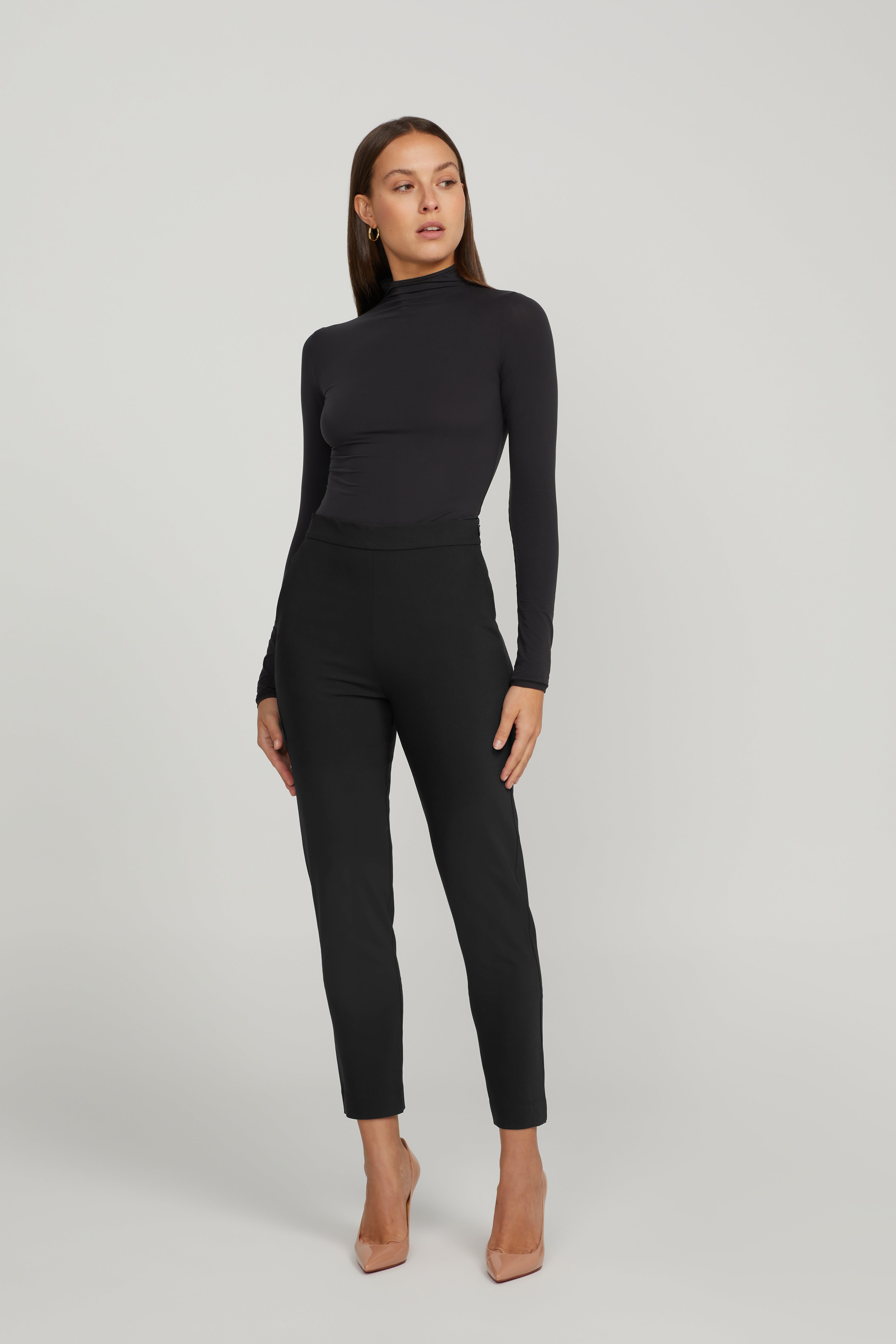 STRAIGHT TROUSER SET BLACK