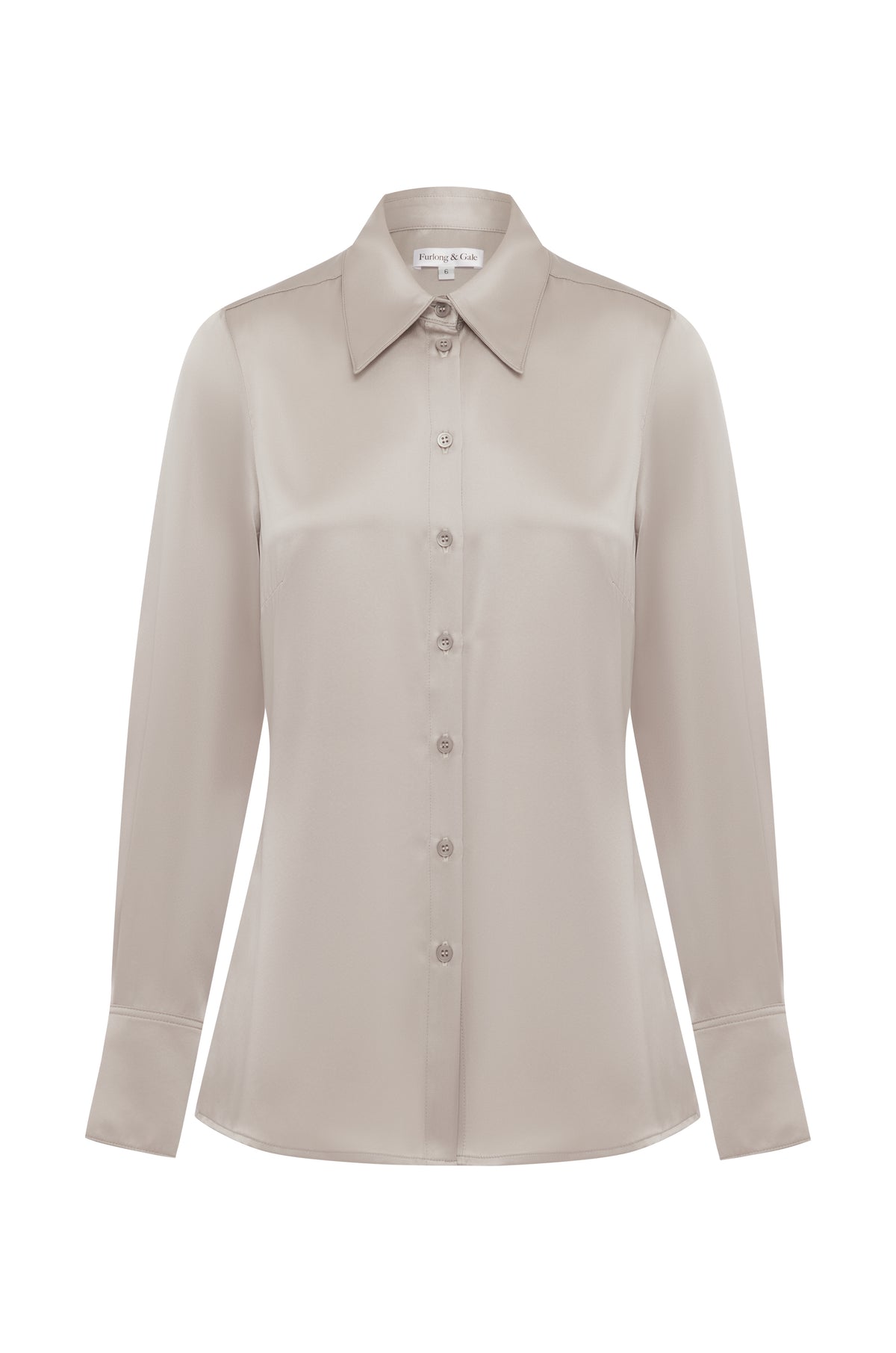 SILK SHIRT - OYSTER
