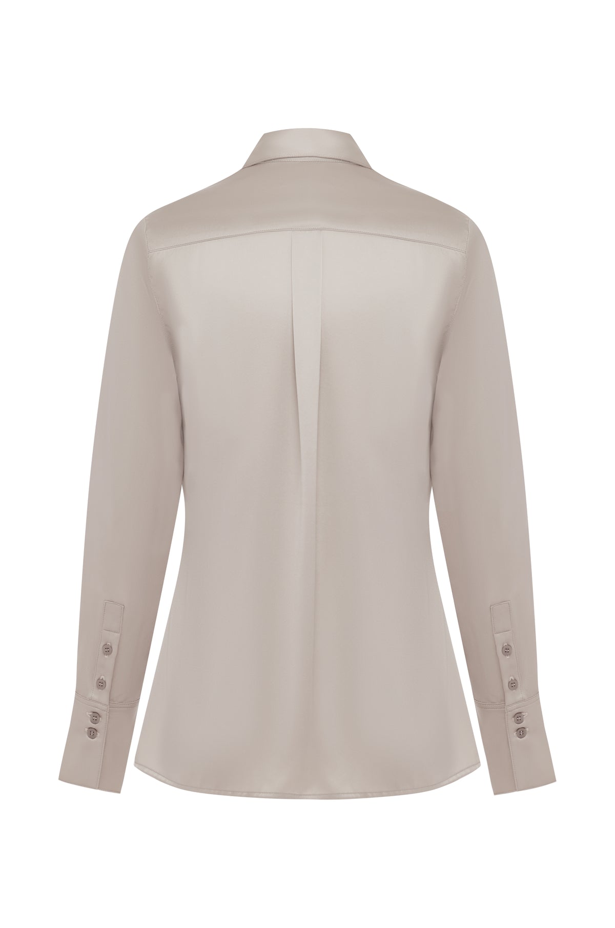 SILK SHIRT - OYSTER