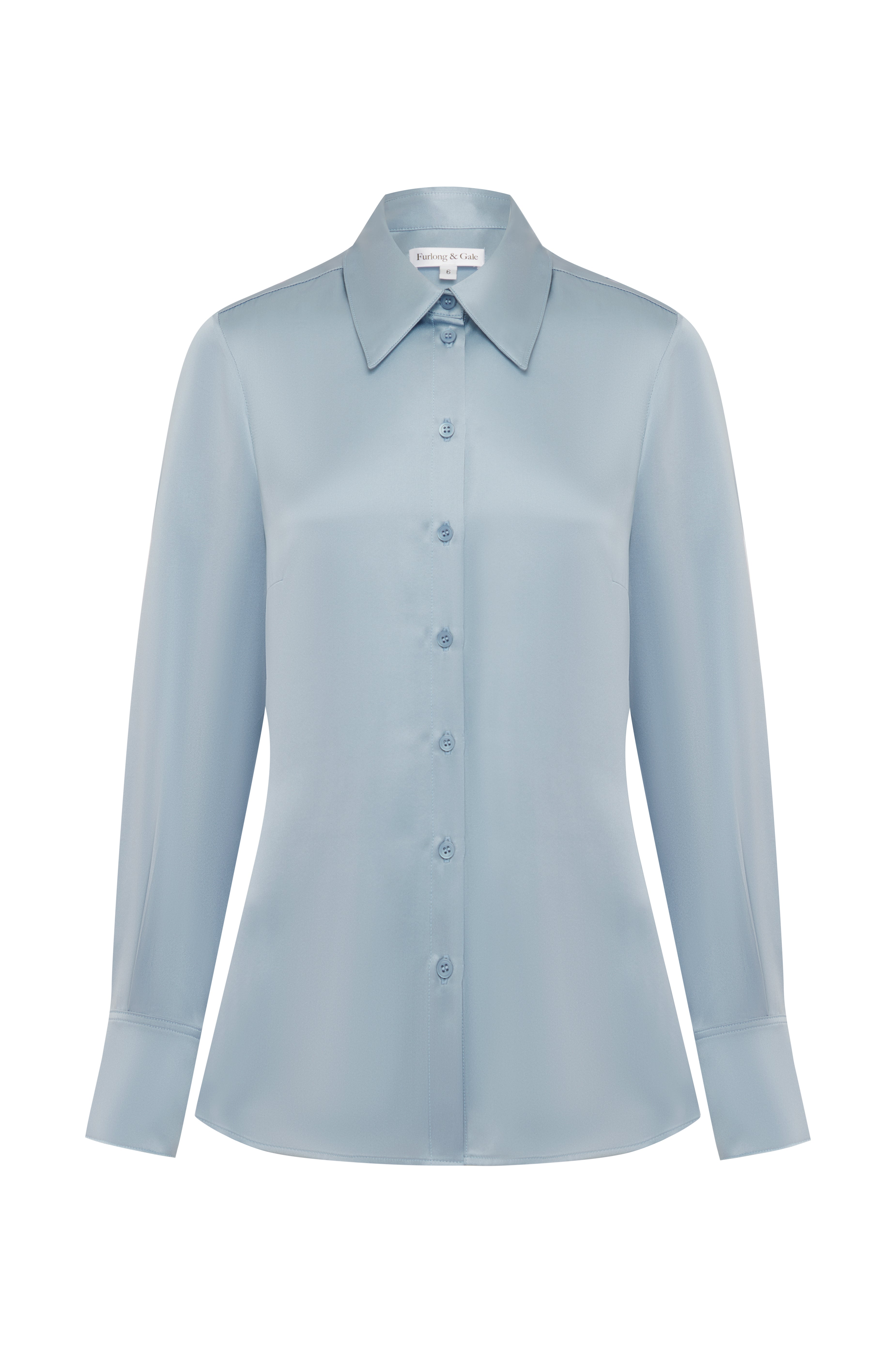 SILK SHIRT - HYDRANGEA