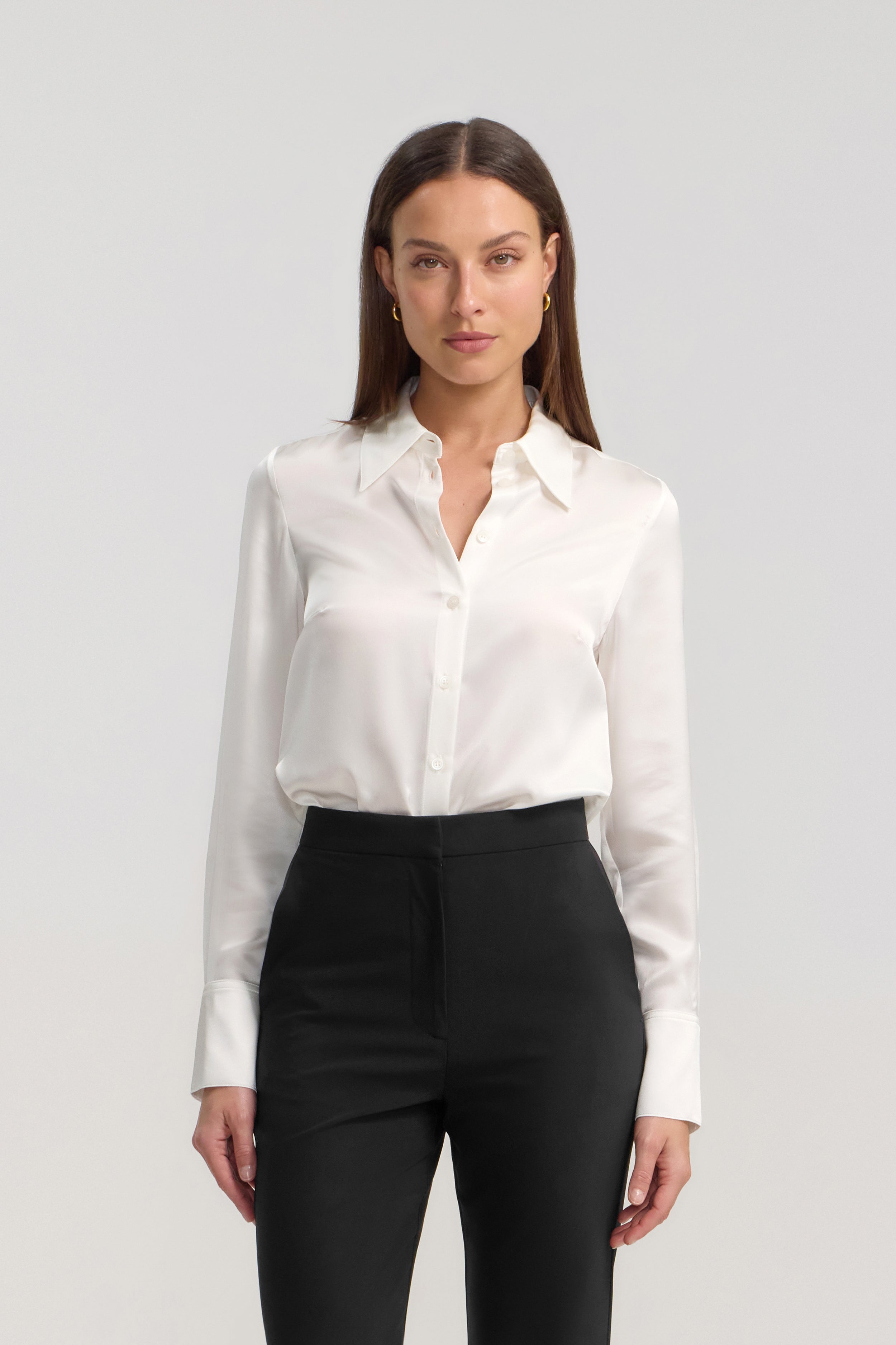 SILK SHIRT - WHITE