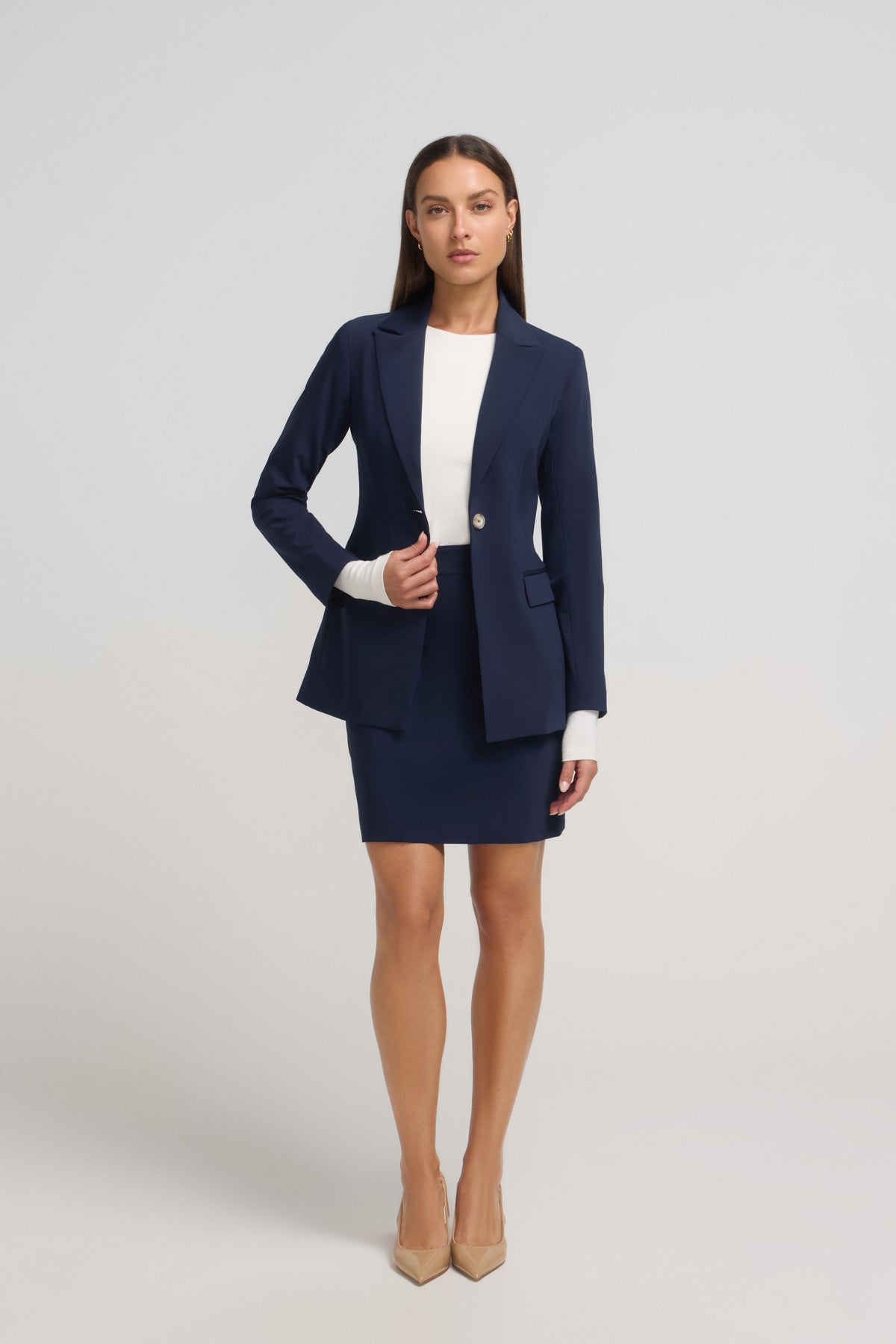 A-LINE SKIRT SET NAVY