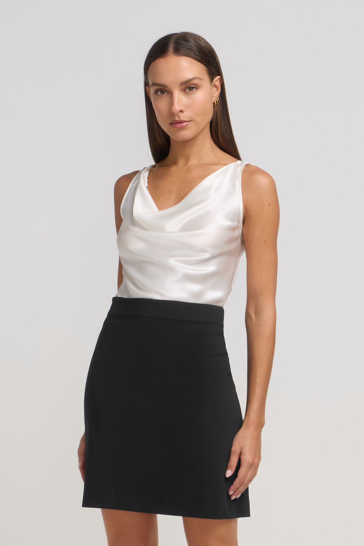 SILK CAMI WHITE