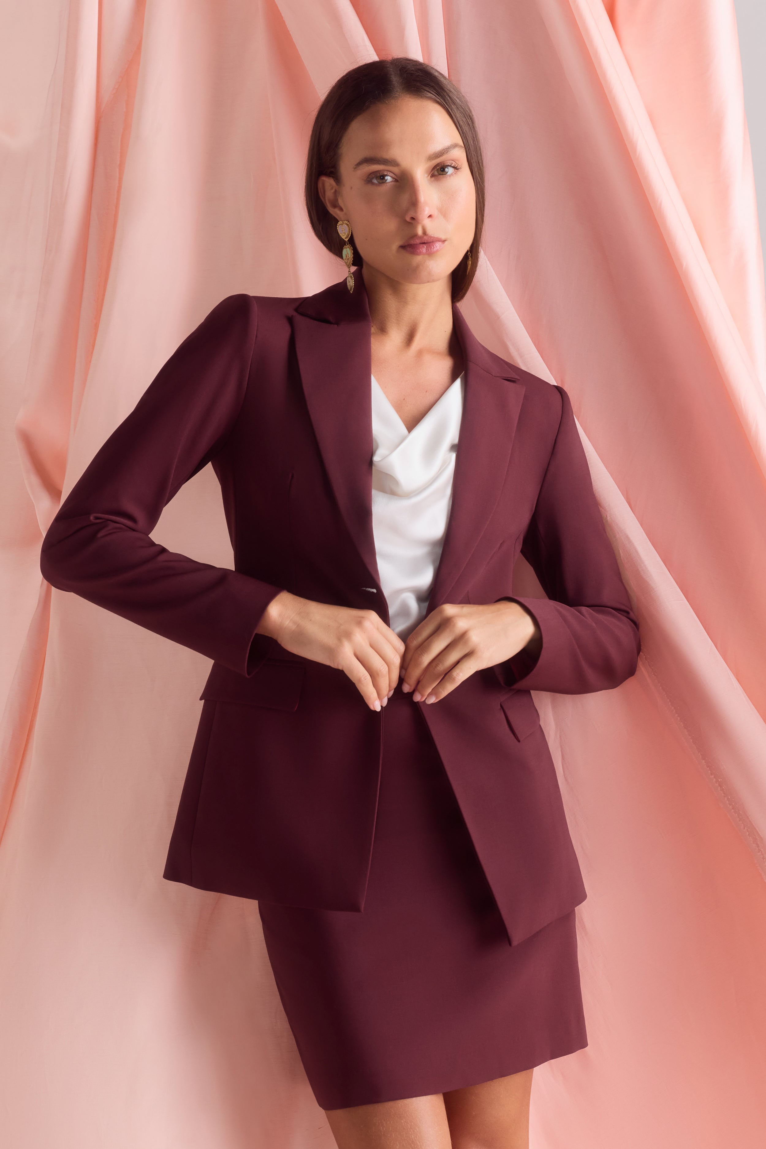 CLASSIC BLAZER - SANGIOVESE