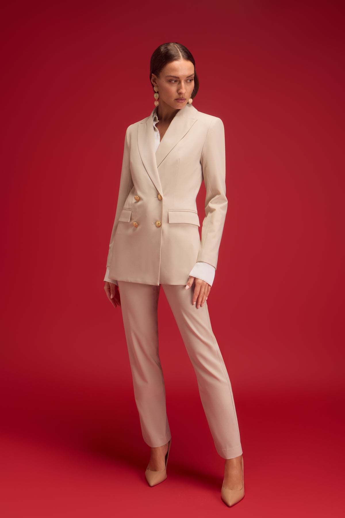 CLASSIC TROUSERS - LATTE
