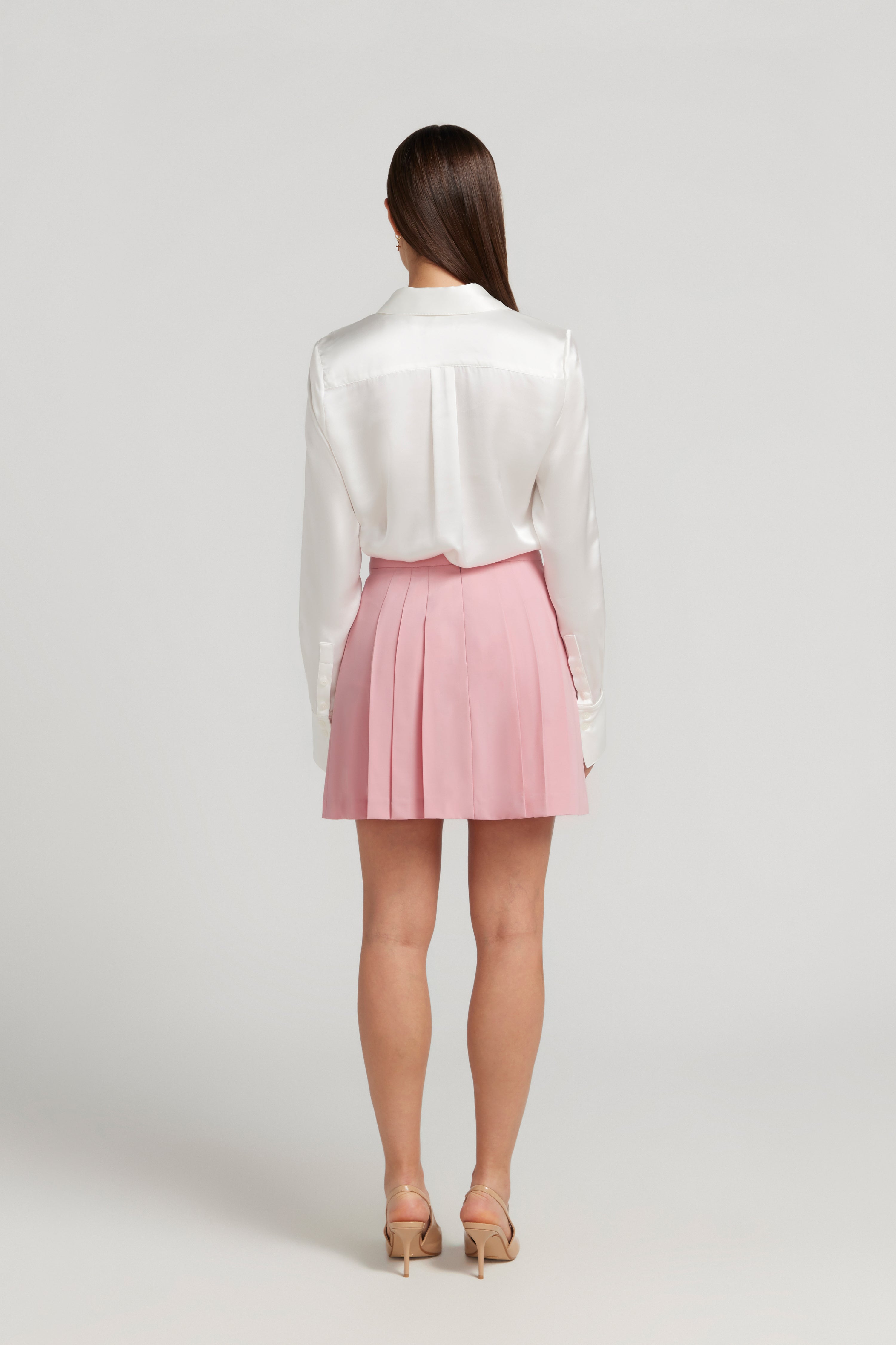 PLEAT SKIRT SET PEONY