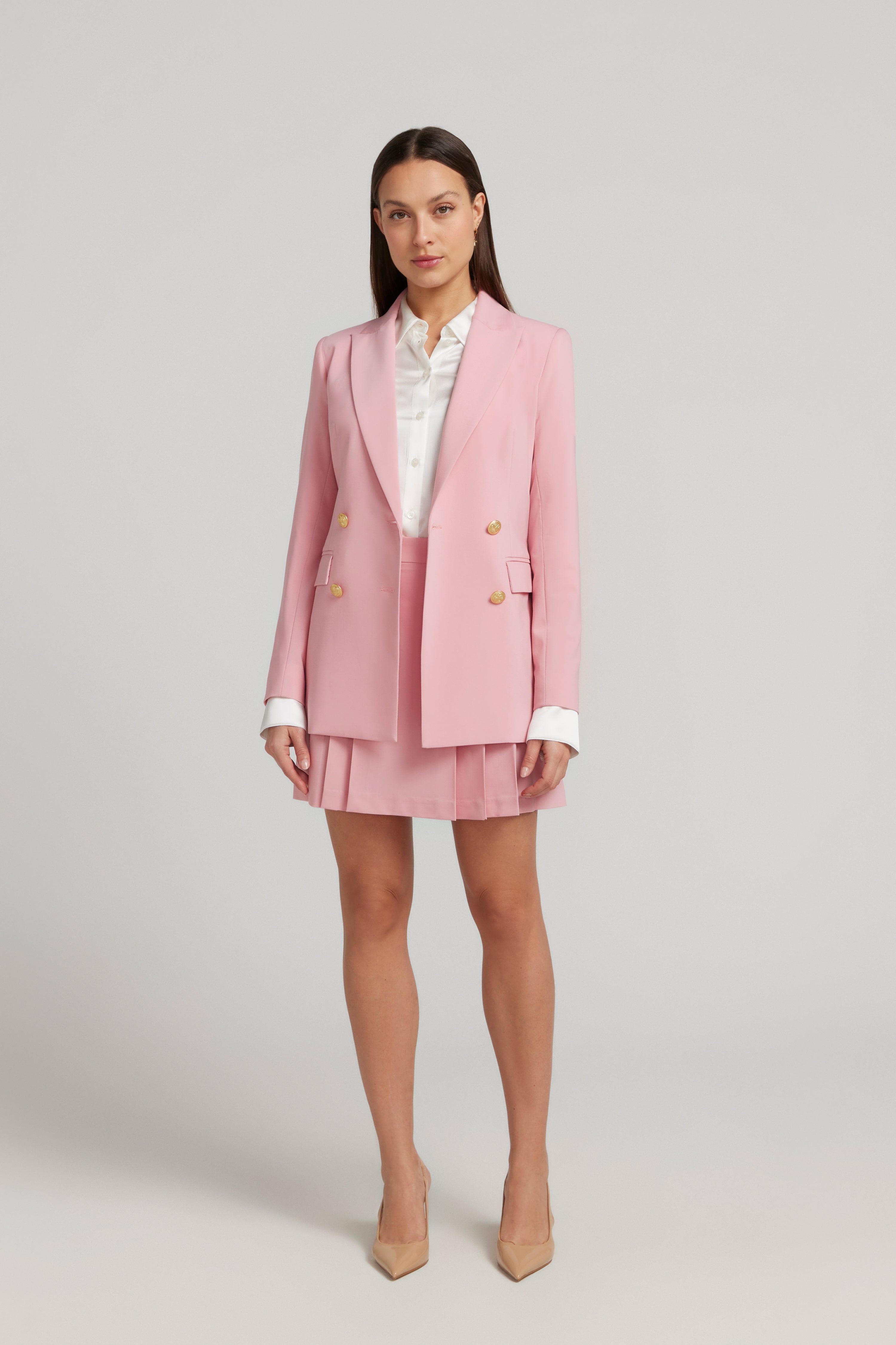 PLEAT SKIRT SET PEONY