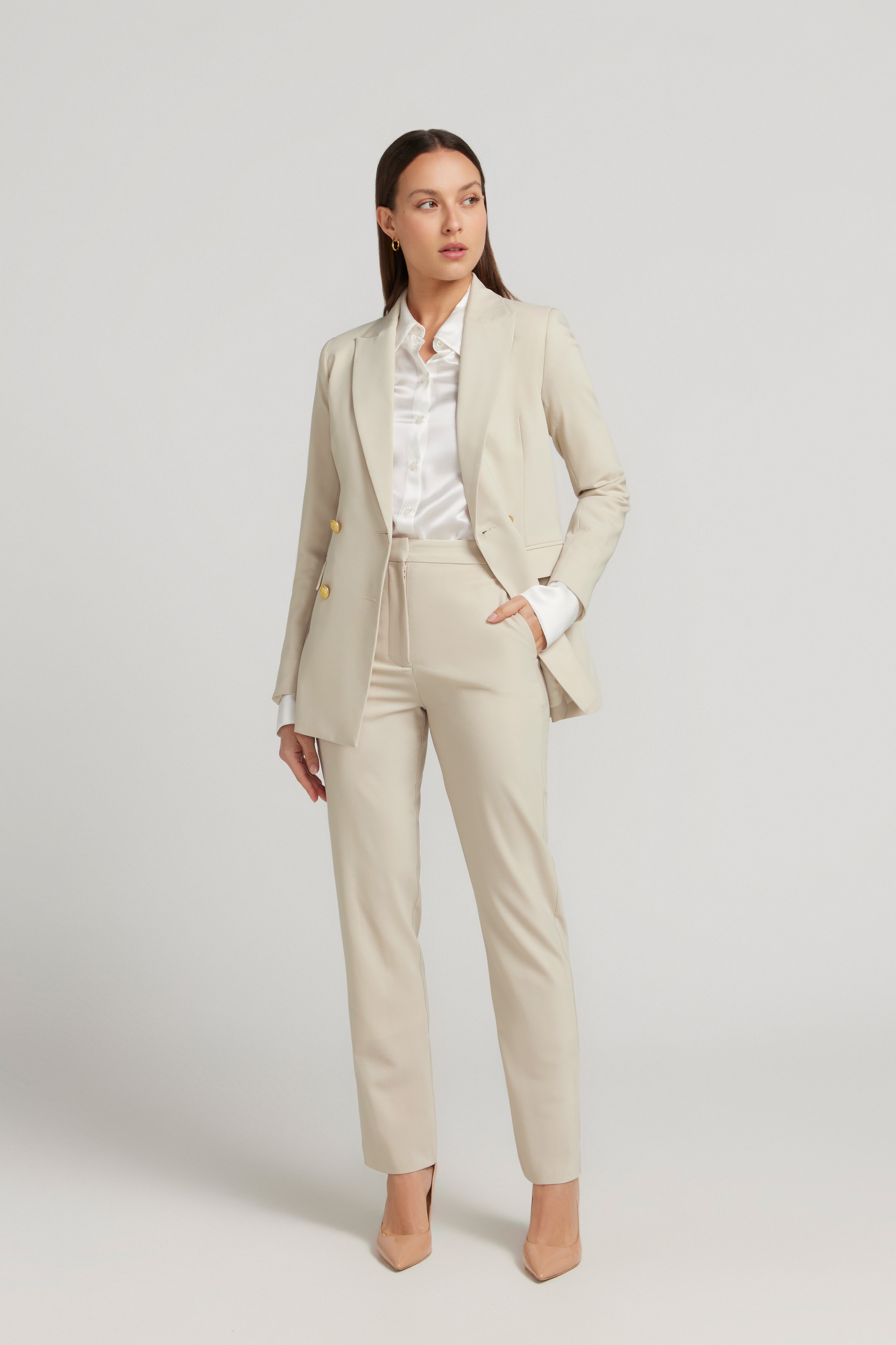 SOPHIA TROUSER SET LATTE