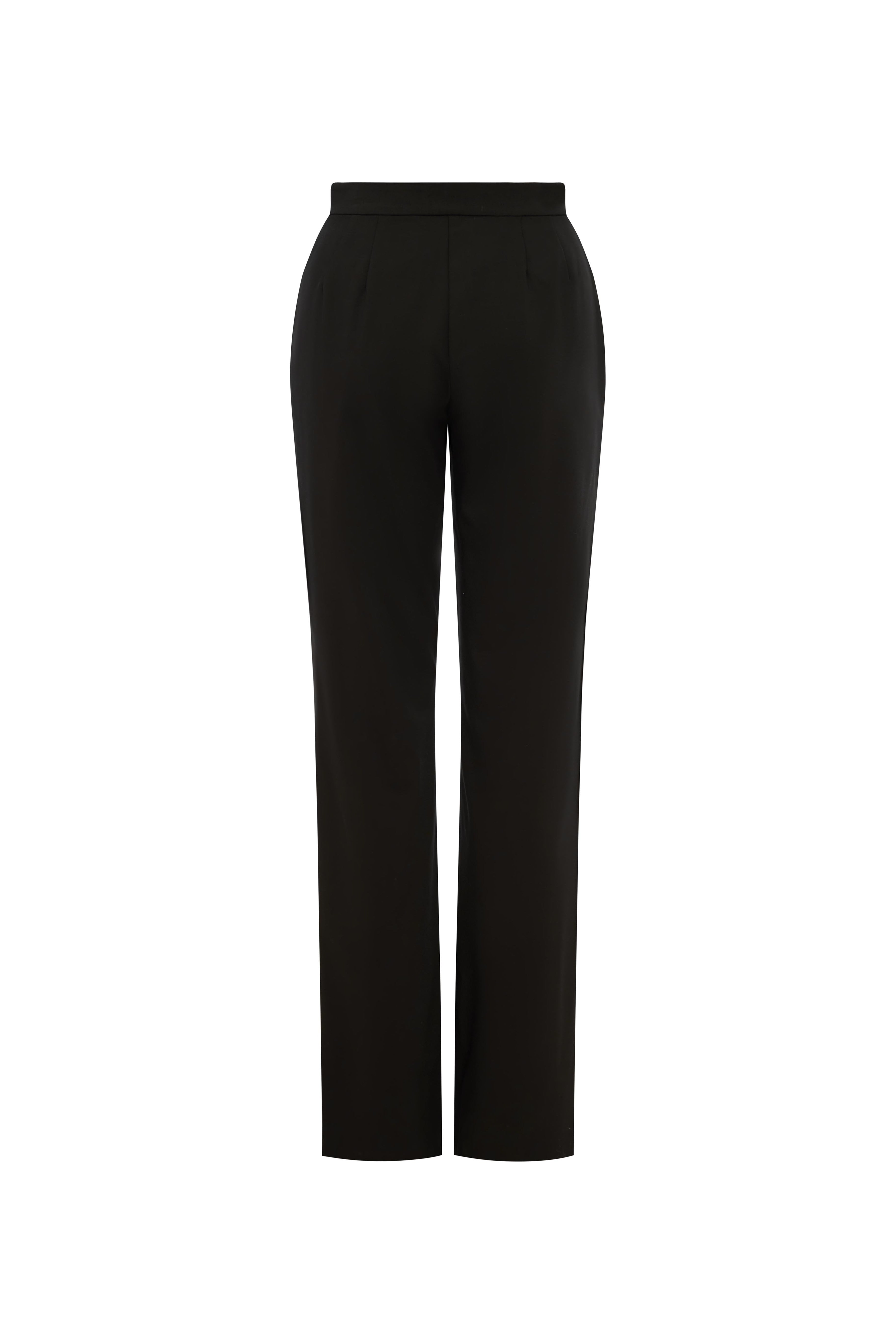 LONGLINE TROUSER SET BLACK