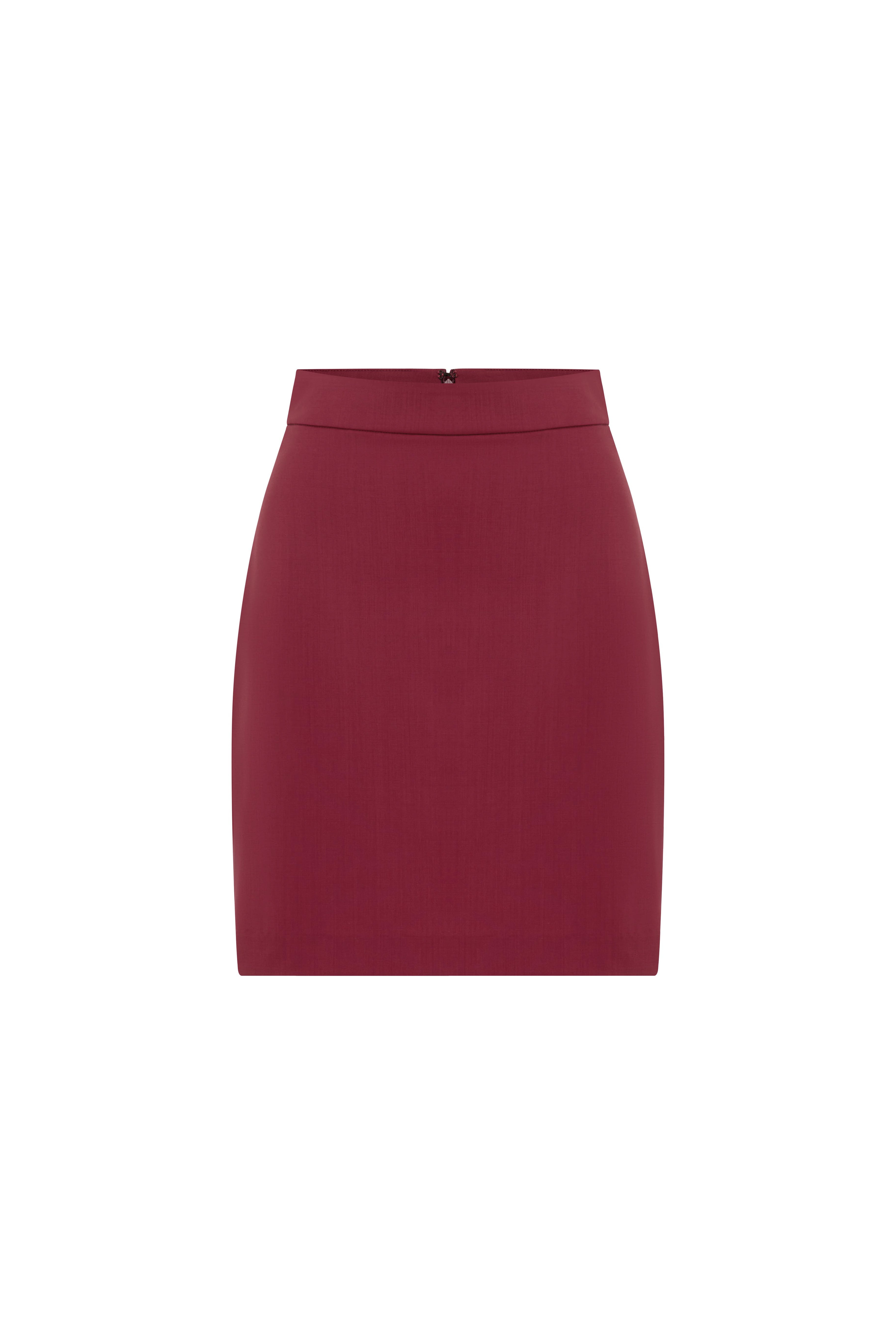 A-LINE SKIRT POMEGRANATE