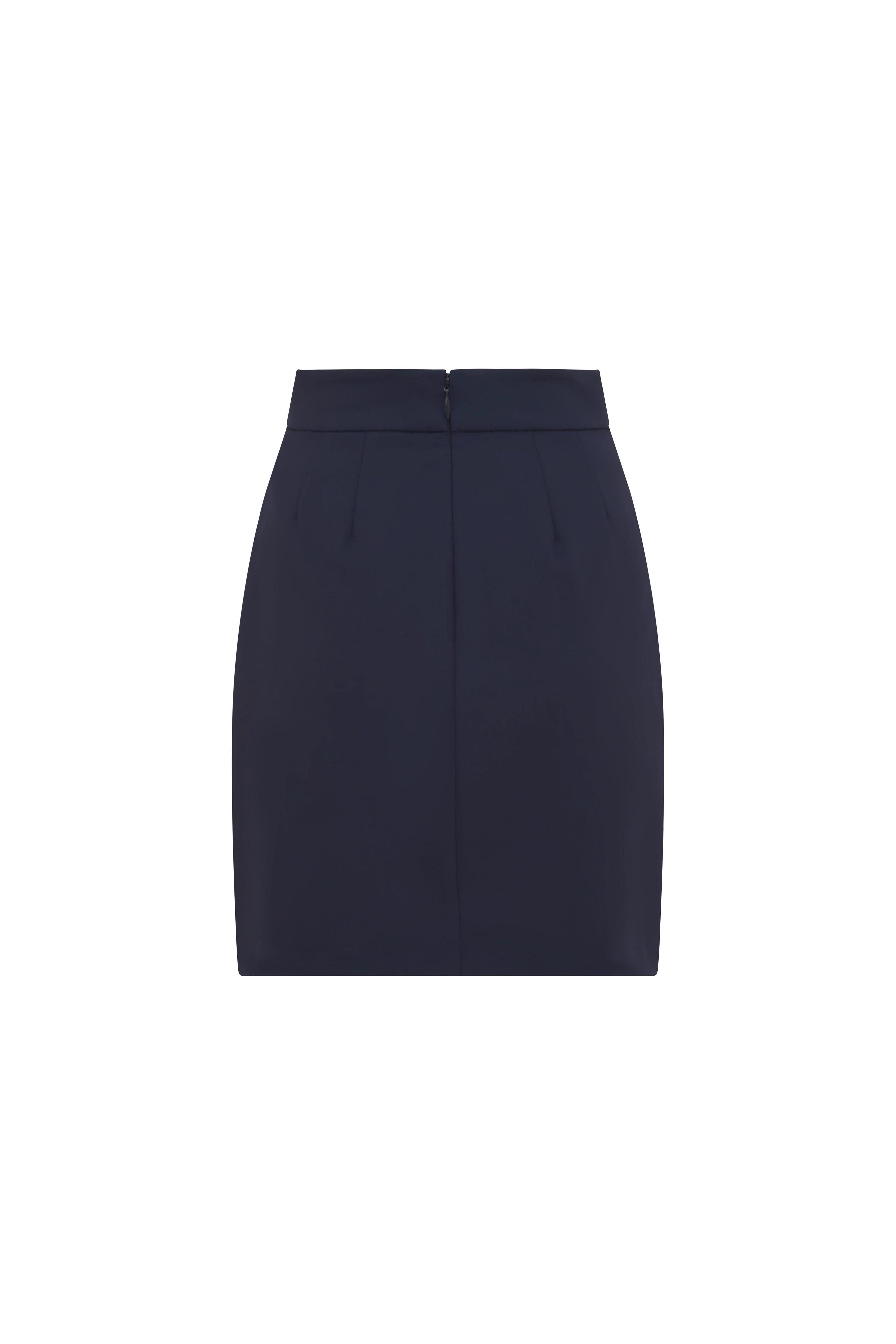 A line skirt navy blue hotsell