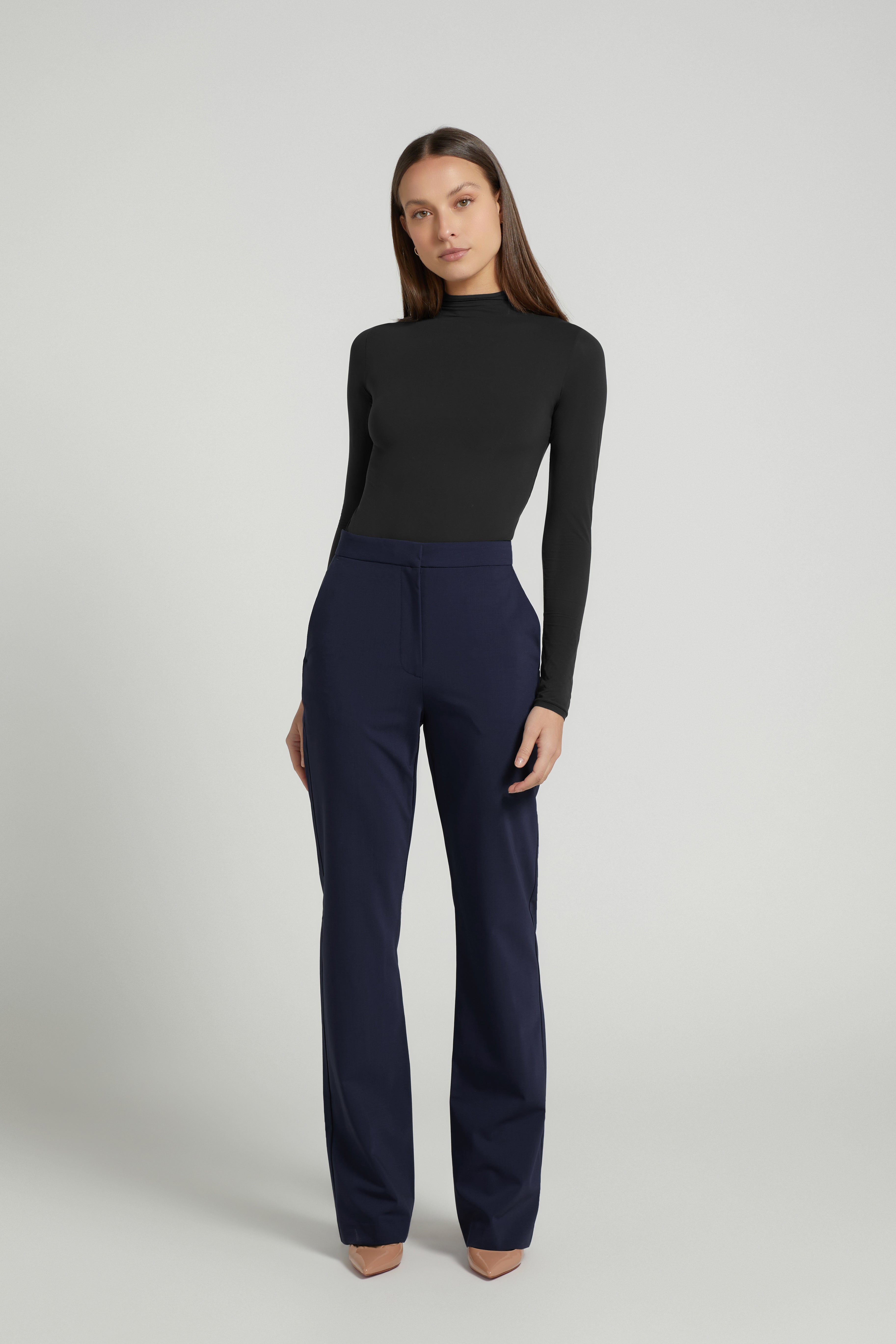 LONGLINE TROUSER SET NAVY