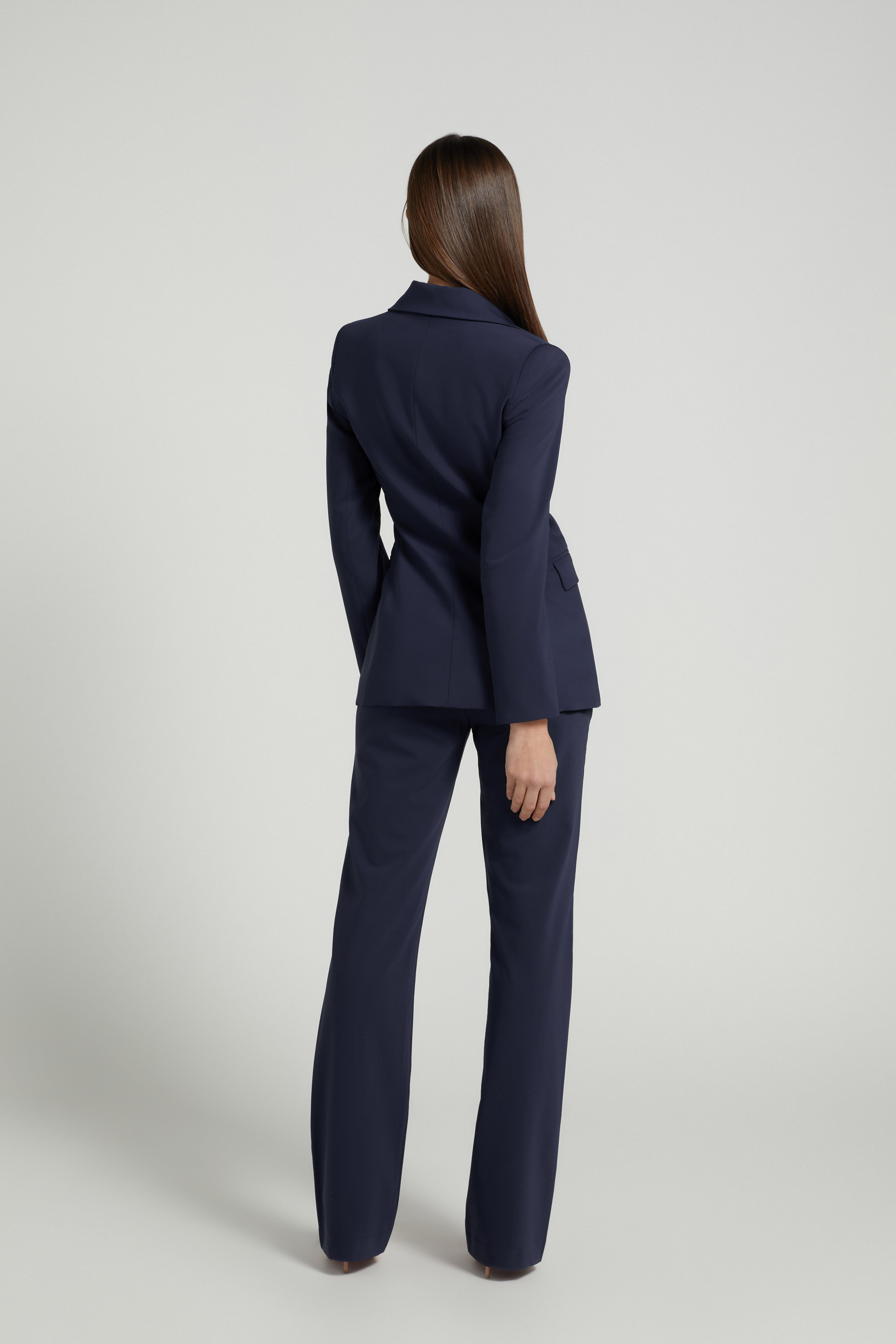 LONGLINE TROUSER SET NAVY