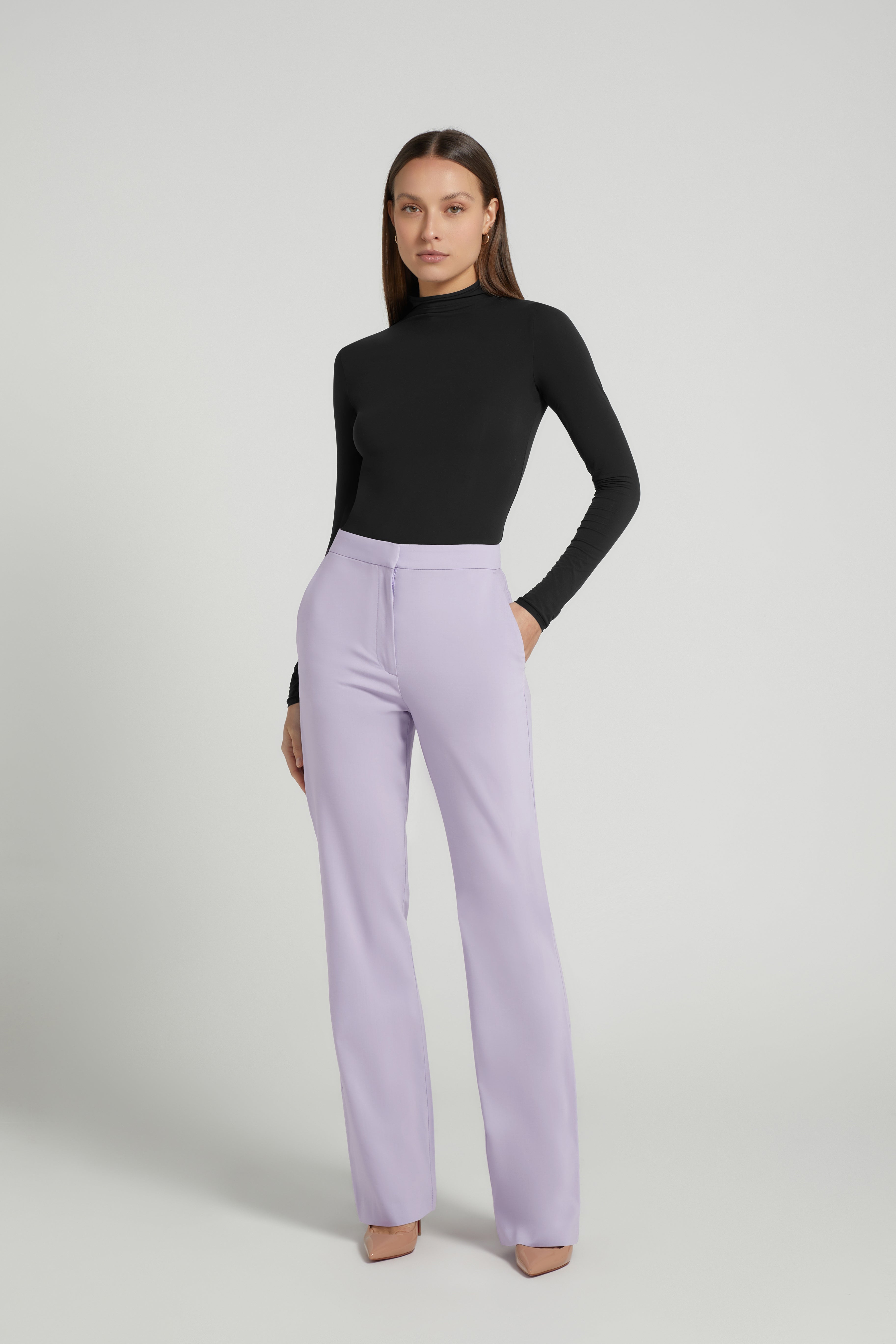 LONGLINE TROUSER WISTERIA