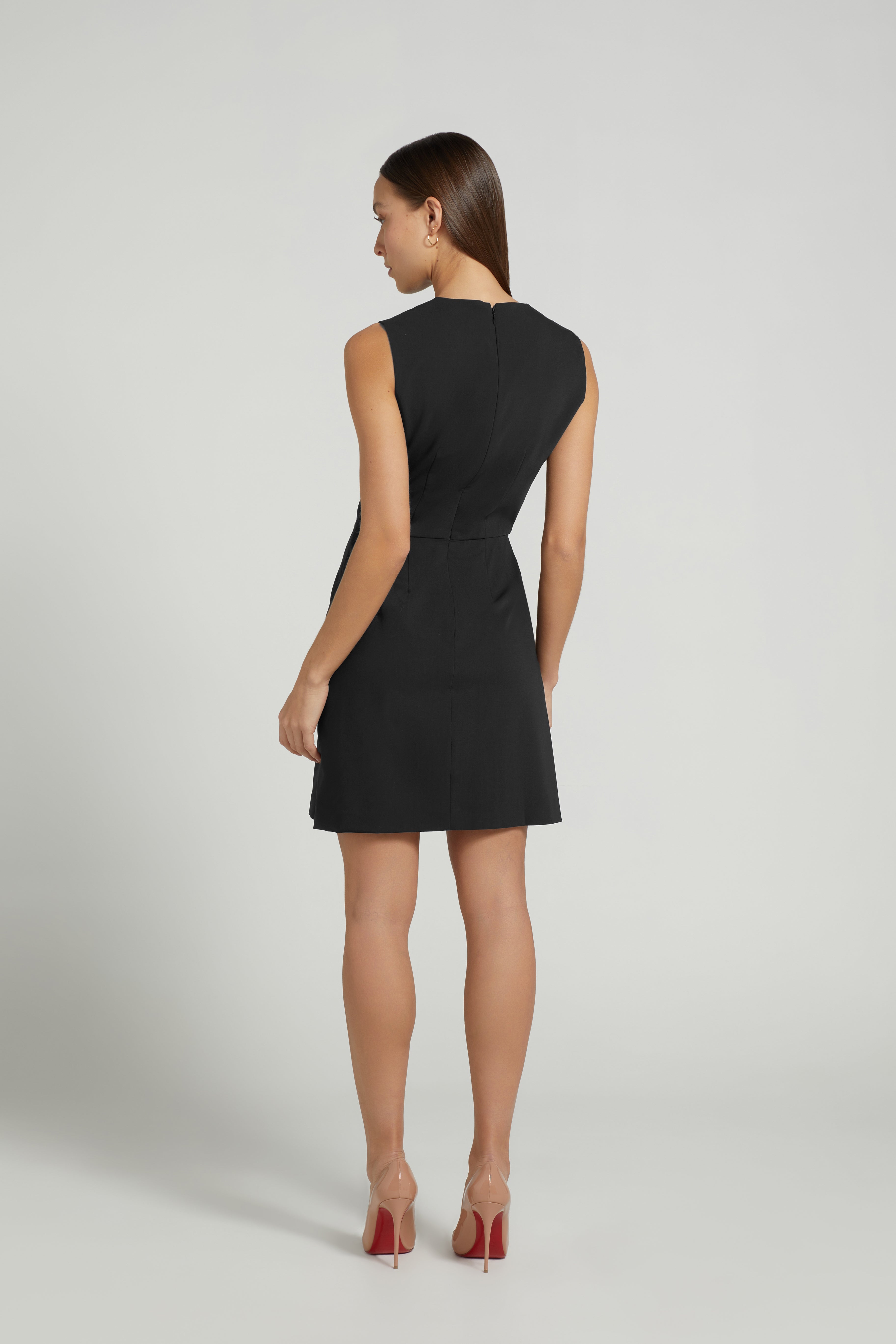 A-LINE DRESS BLACK