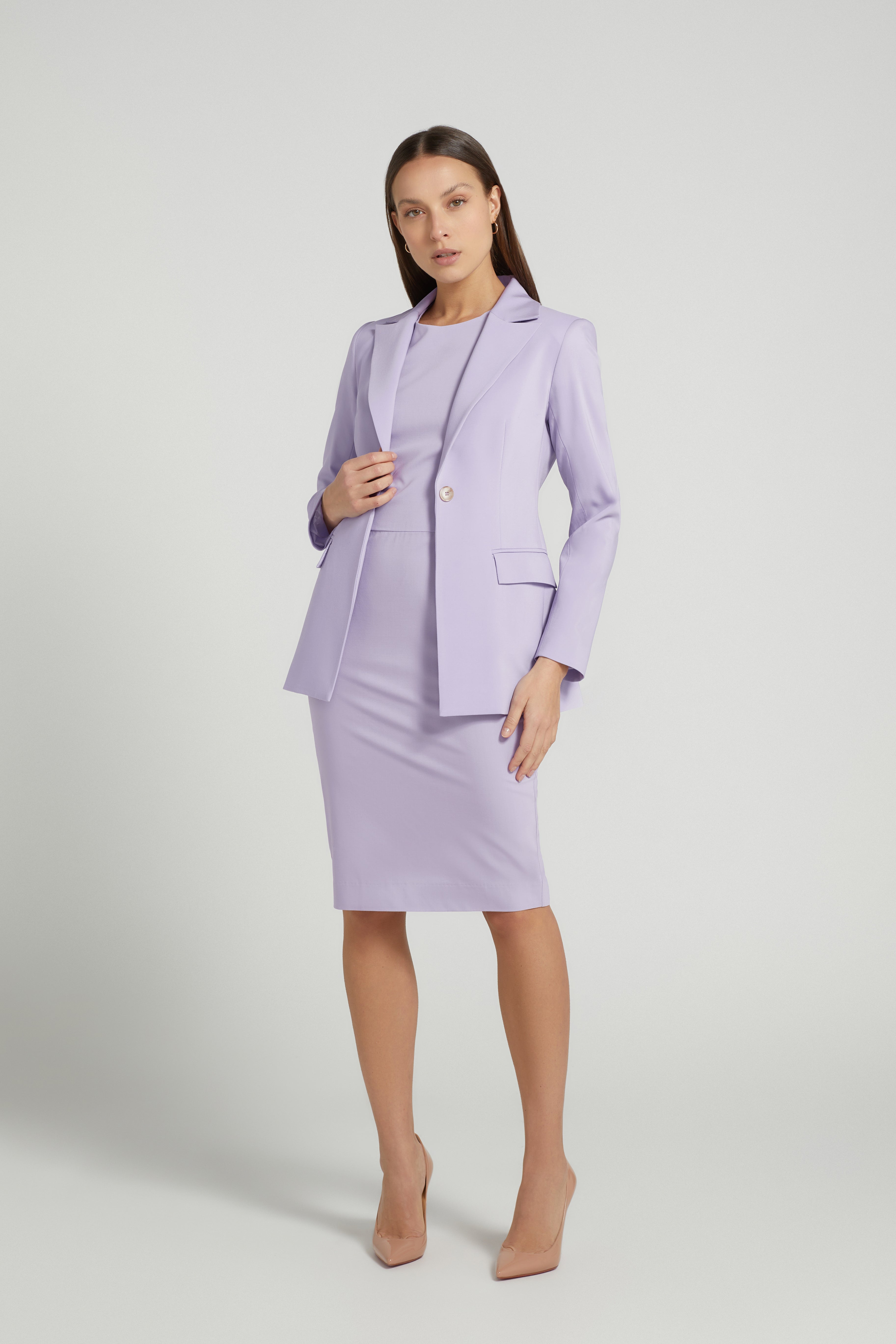 PENCIL DRESS SET WISTERIA