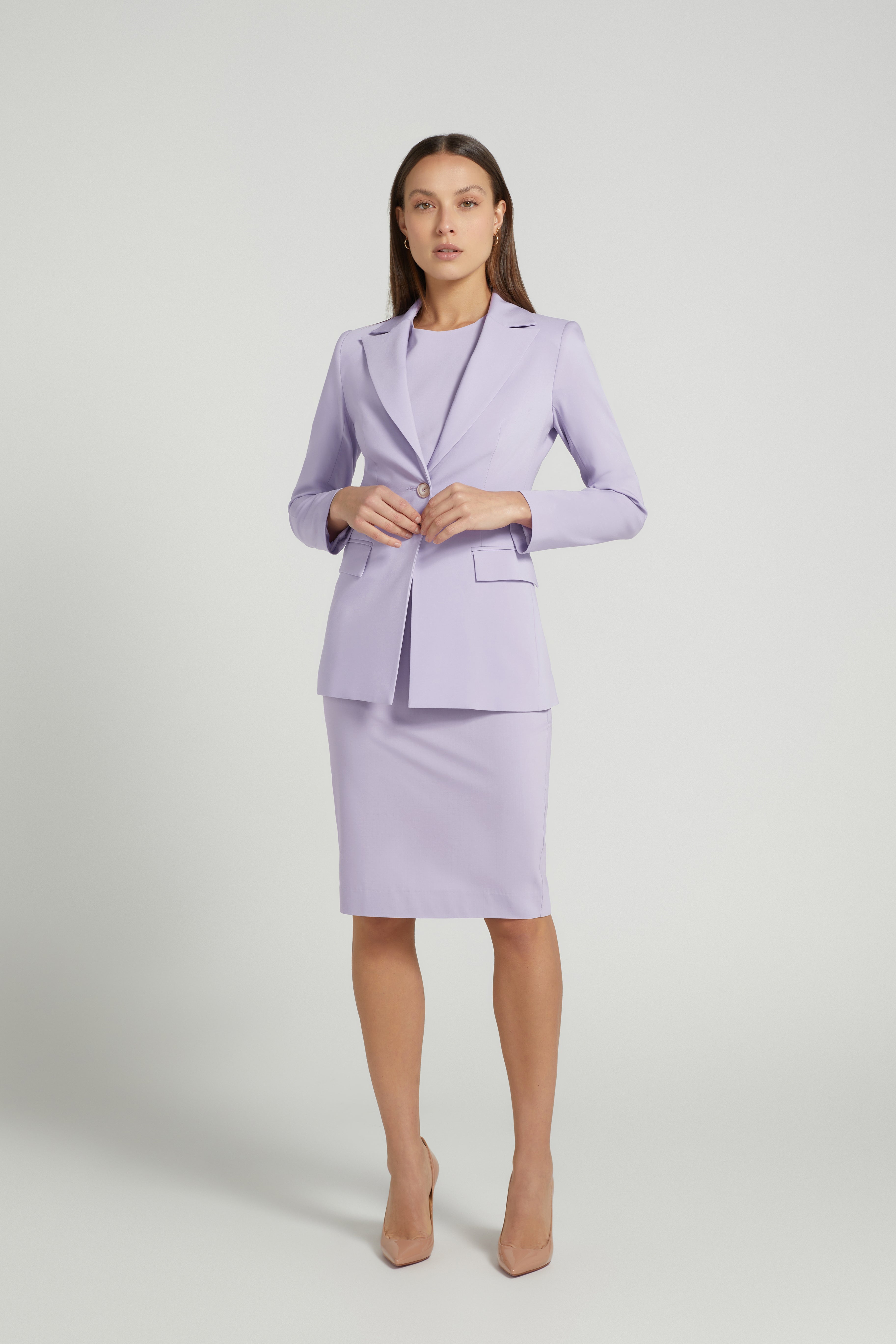 PENCIL DRESS SET WISTERIA