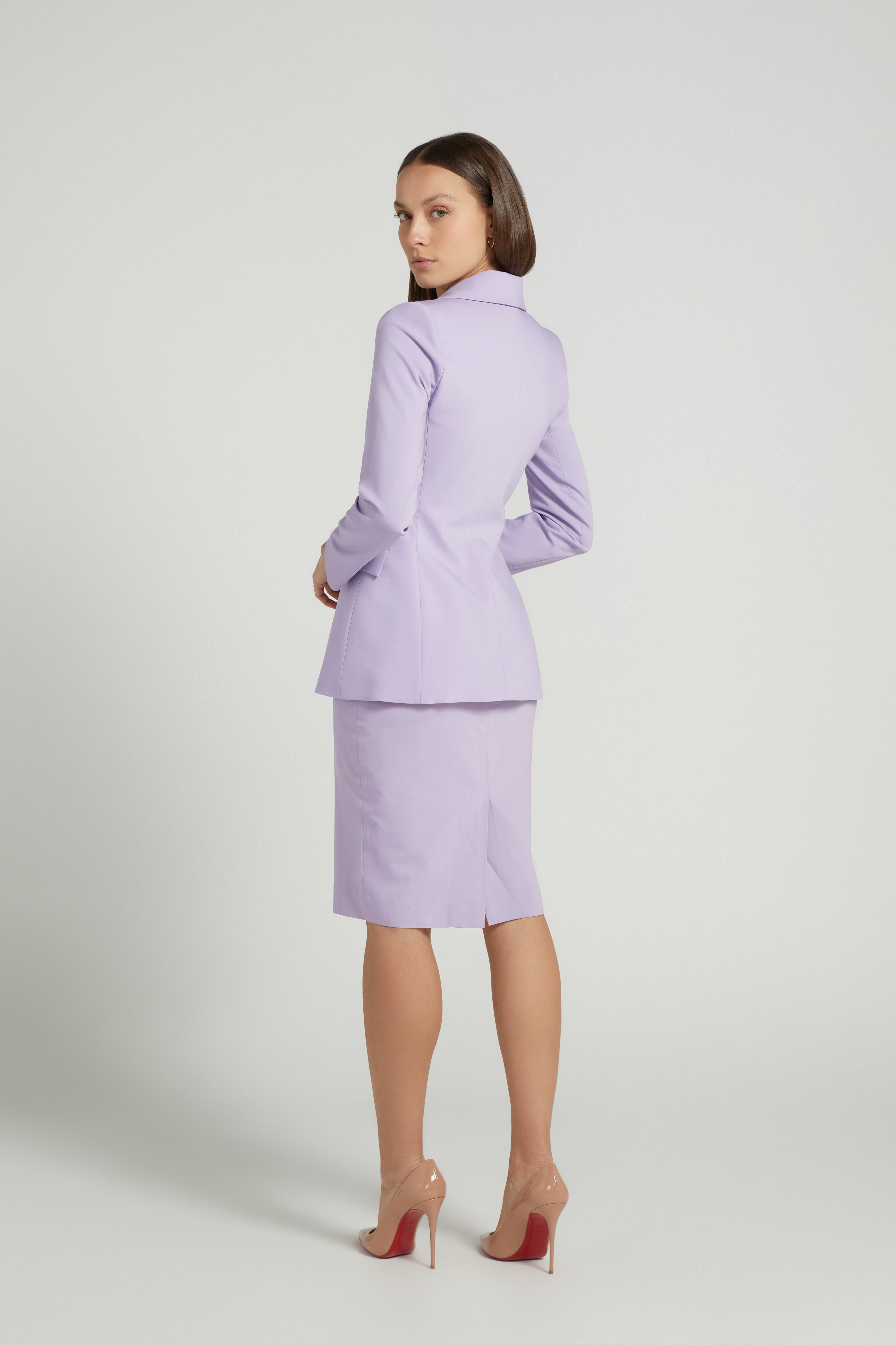 PENCIL DRESS SET WISTERIA