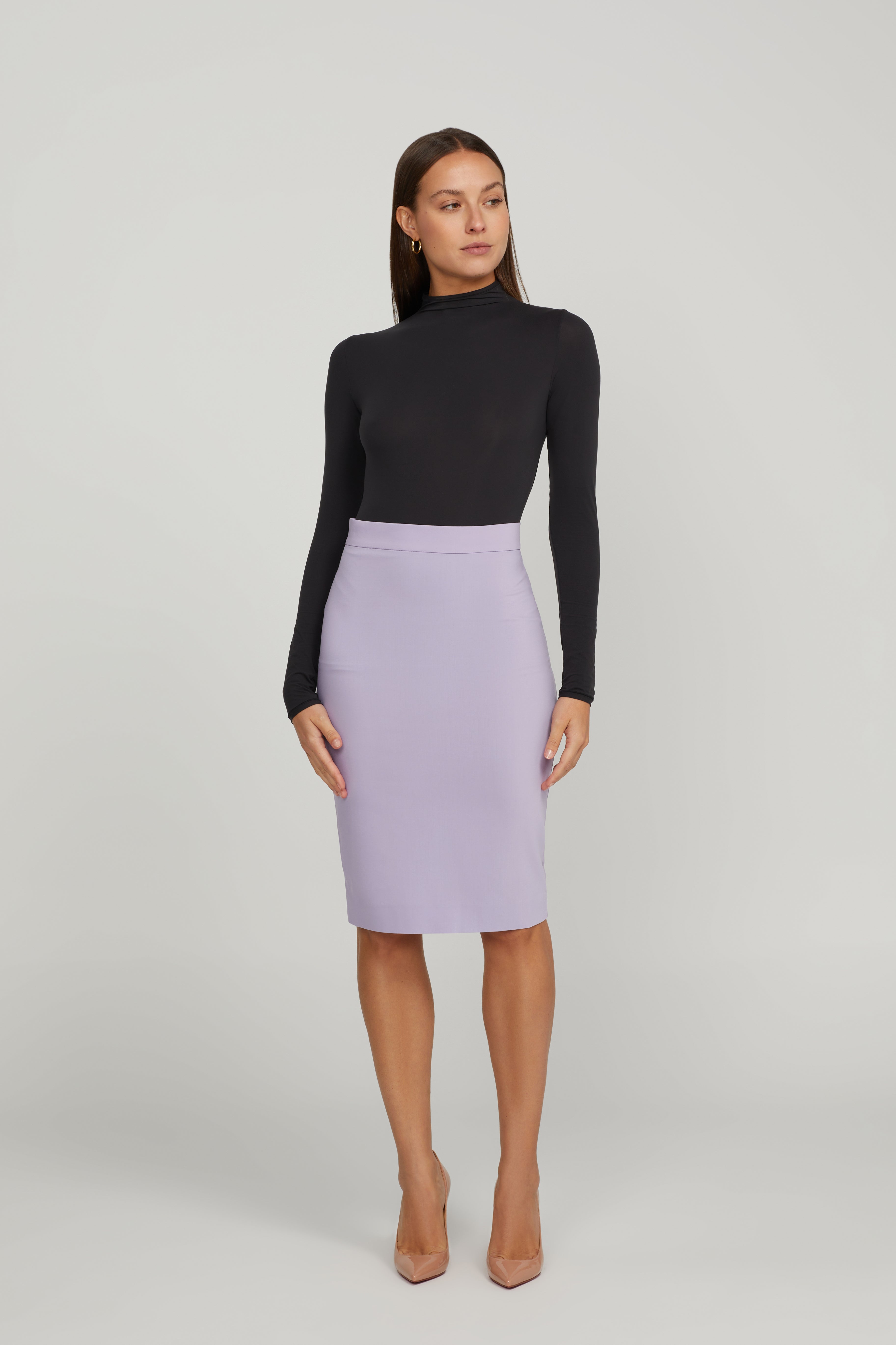 PENCIL SKIRT WISTERIA