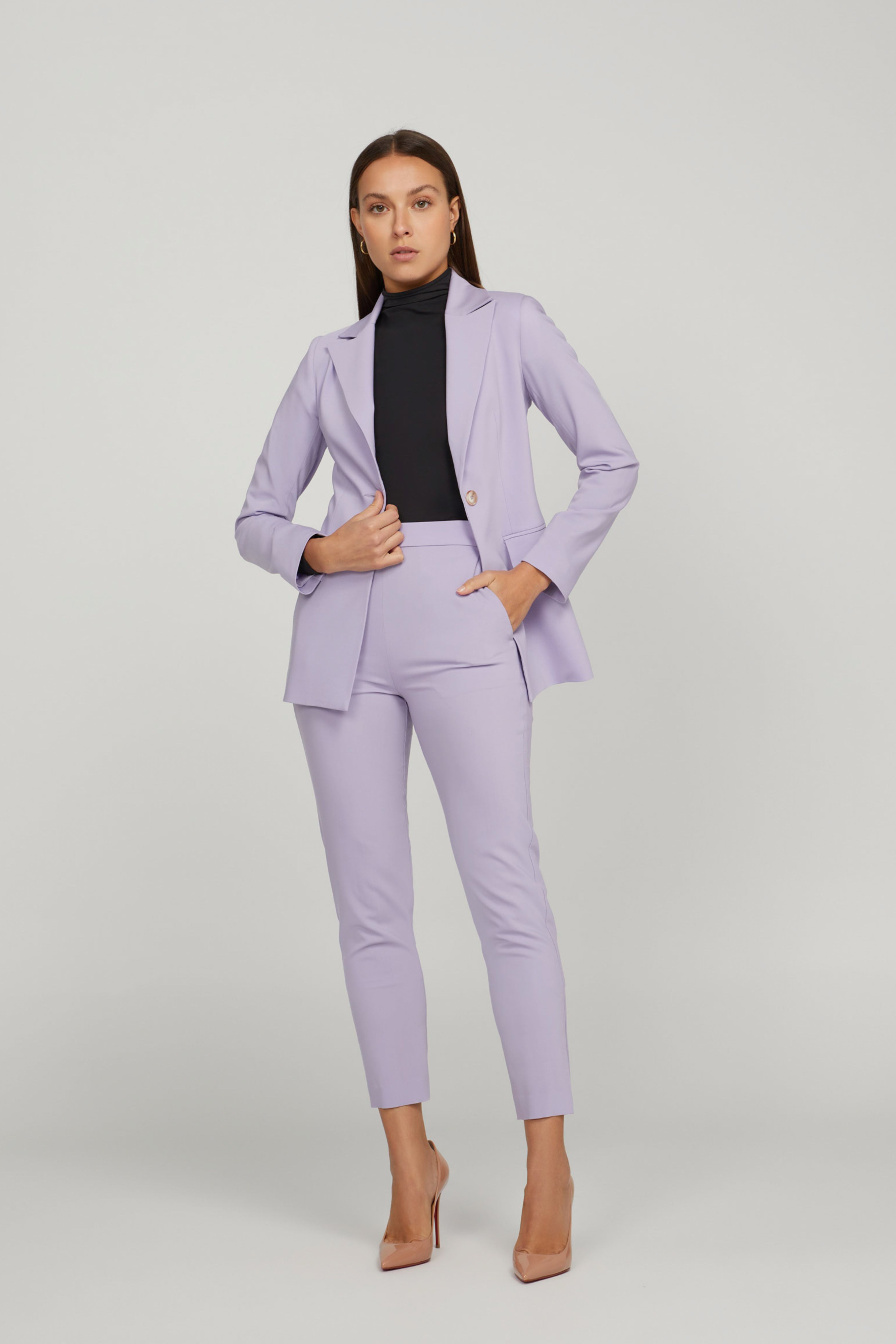 STRAIGHT TROUSER SET WISTERIA