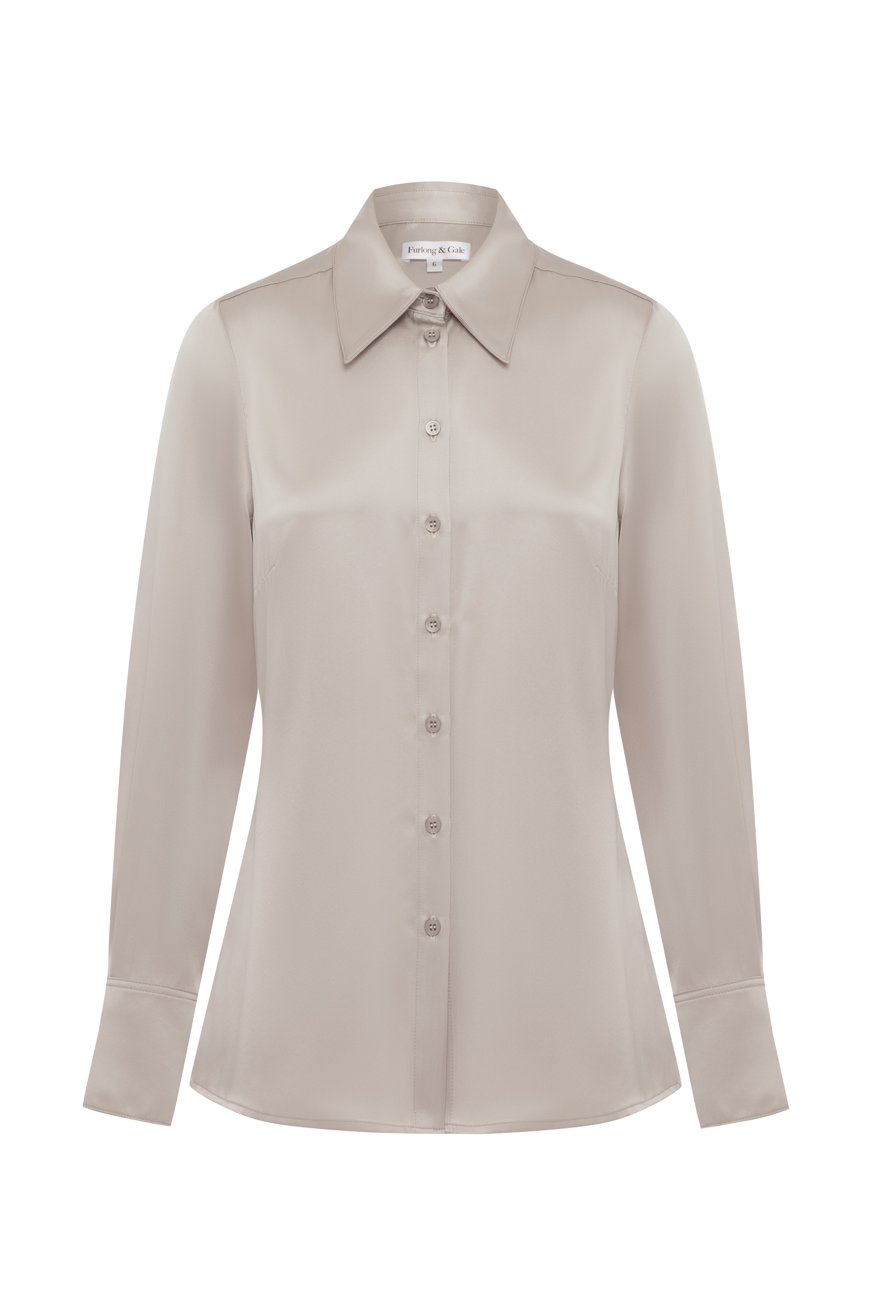 SILK SHIRT - OYSTER