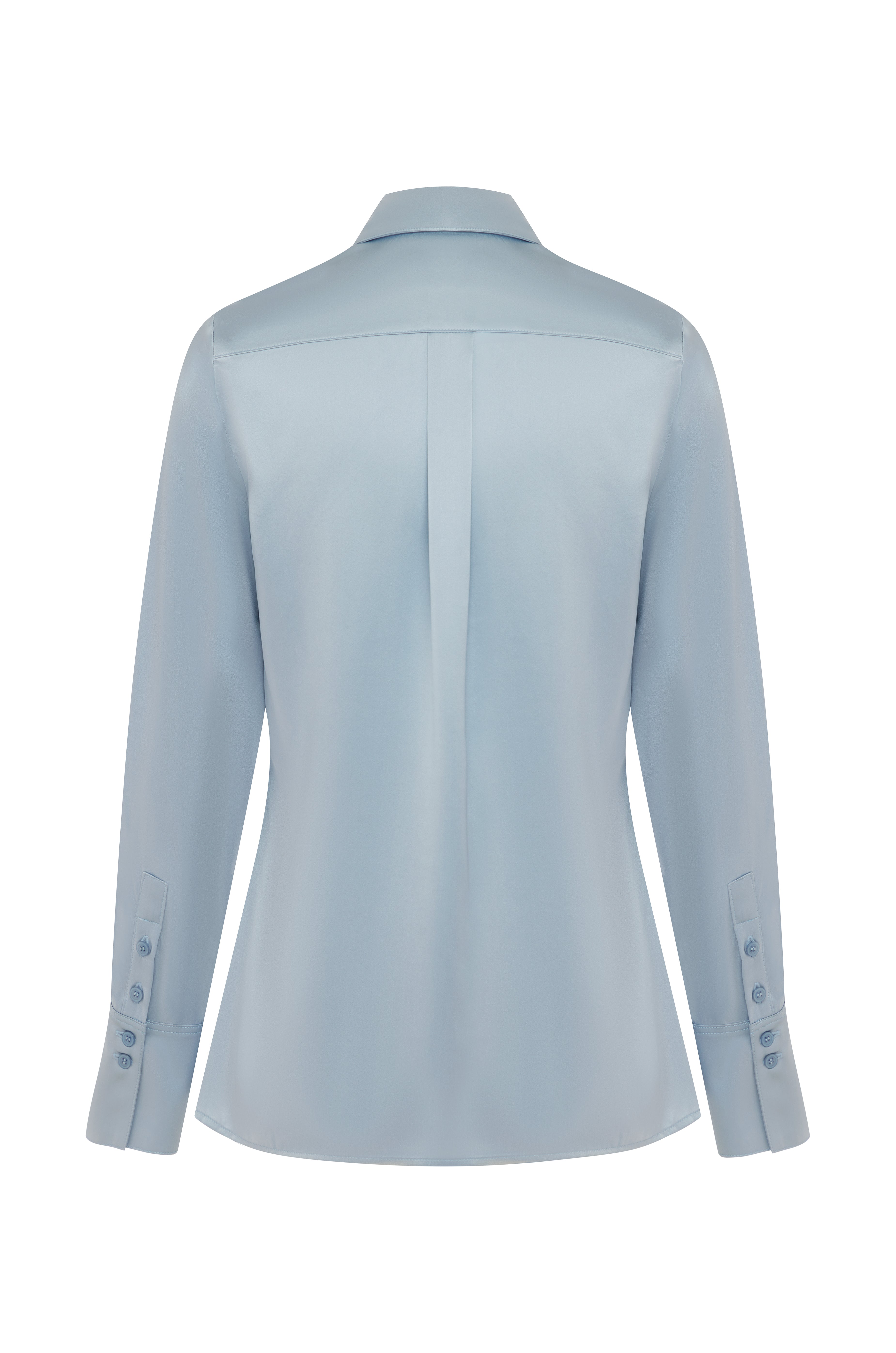 SILK SHIRT - HYDRANGEA