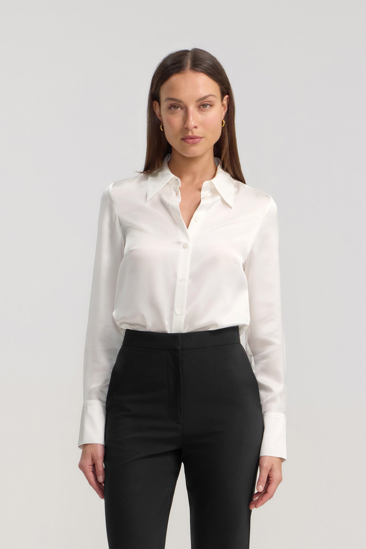 SILK SHIRT - WHITE