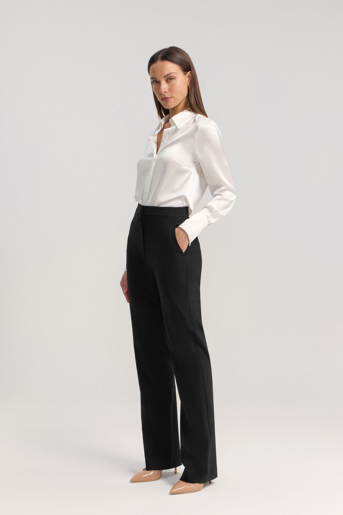 SILK SHIRT - WHITE
