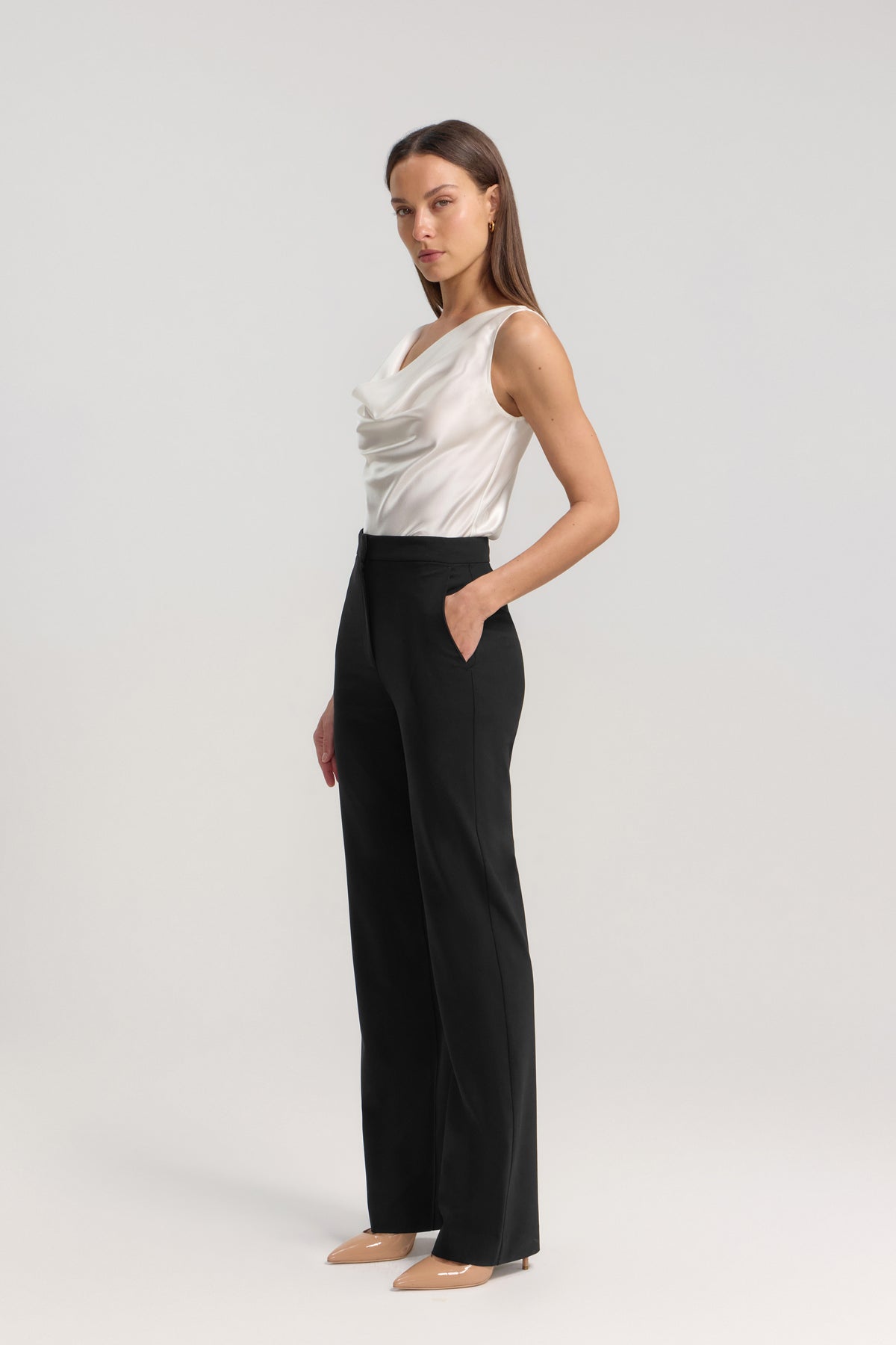 SILK CAMI - WHITE