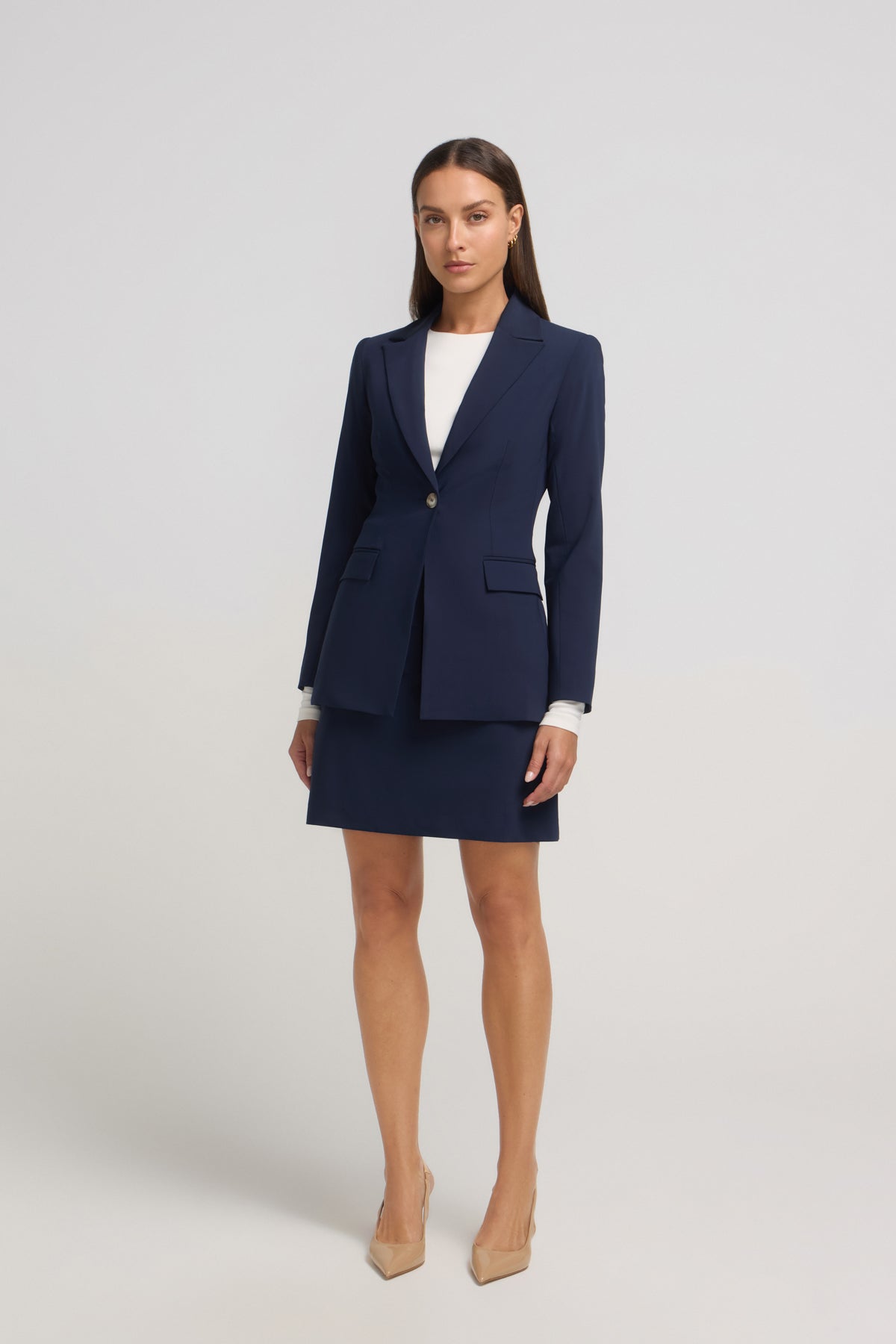 A-LINE SKIRT SET NAVY