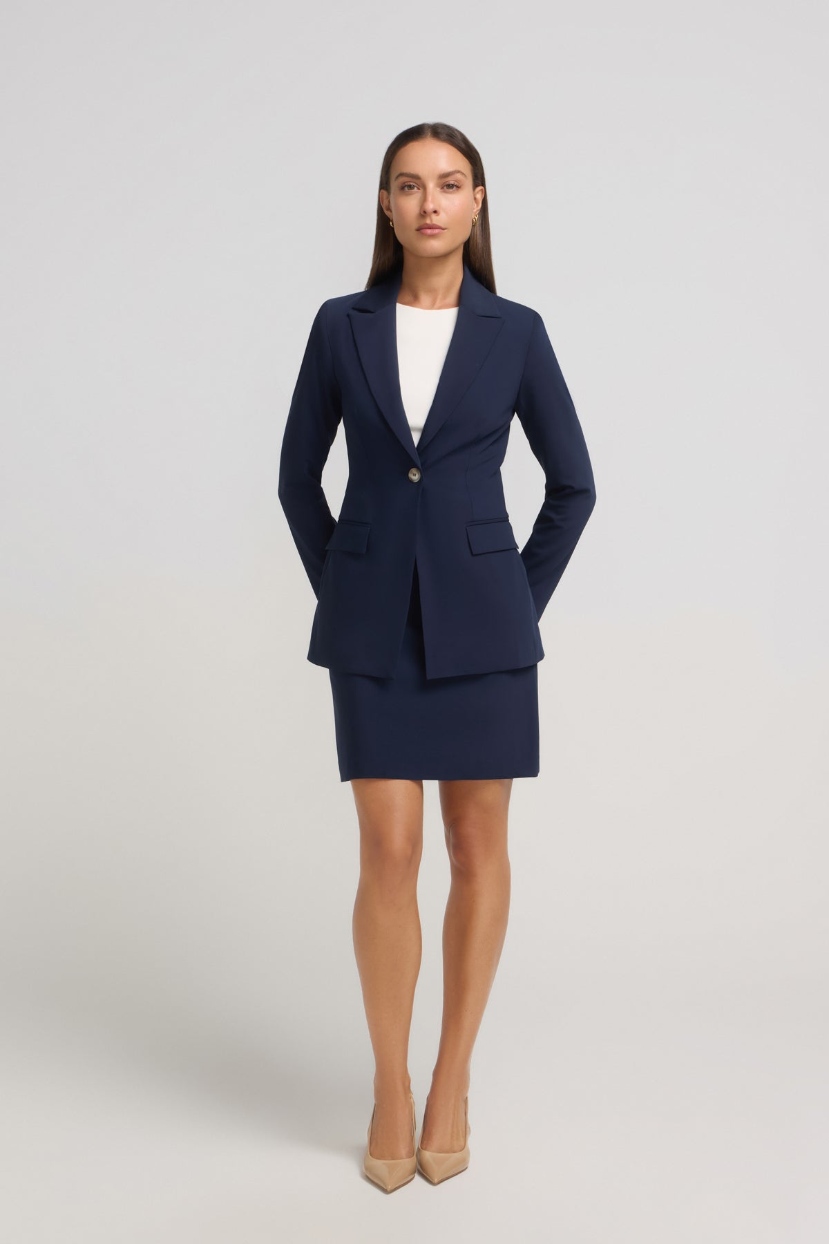 A-LINE SKIRT SET NAVY