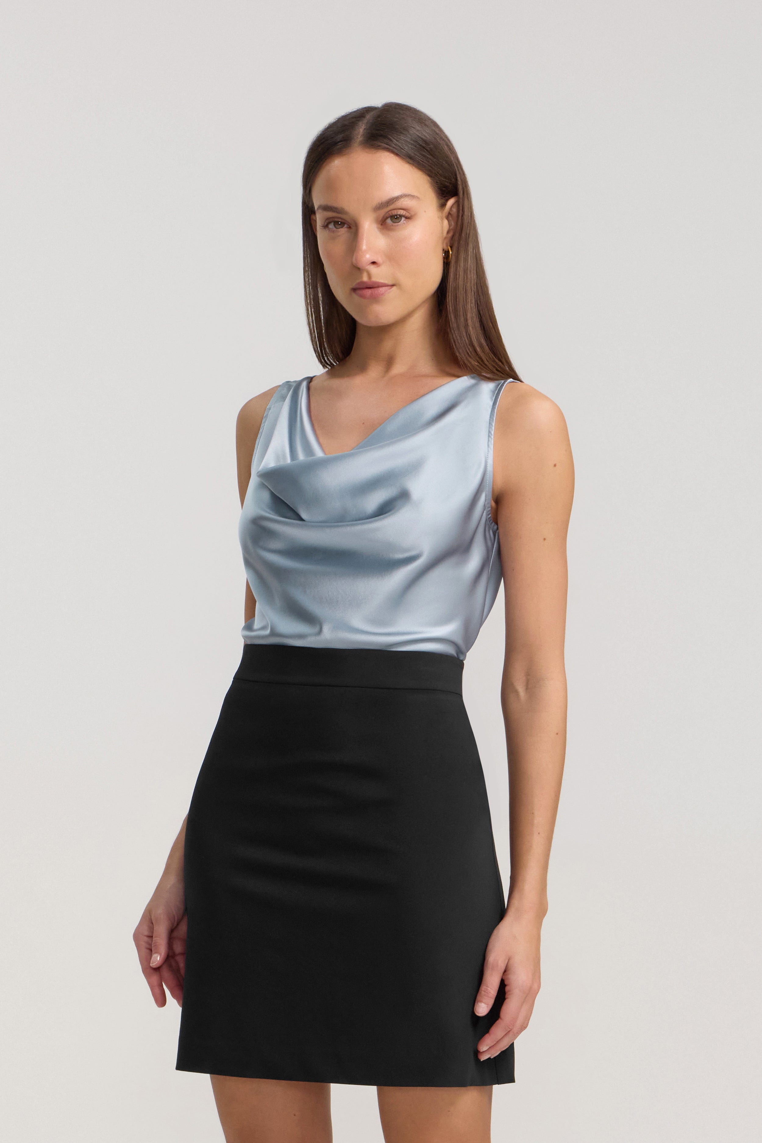 SILK CAMI - HYDRANGEA