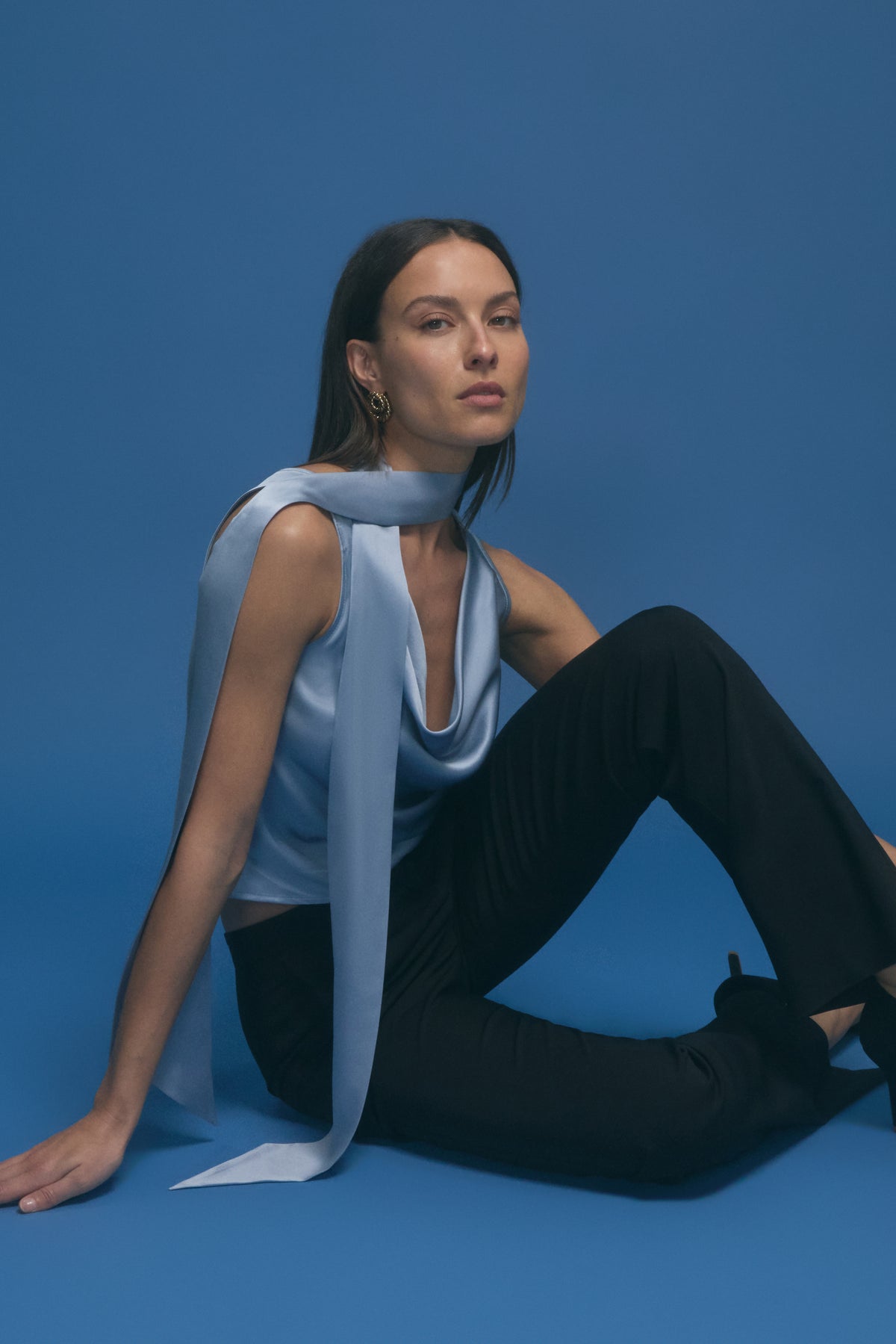 SILK CAMI - HYDRANGEA