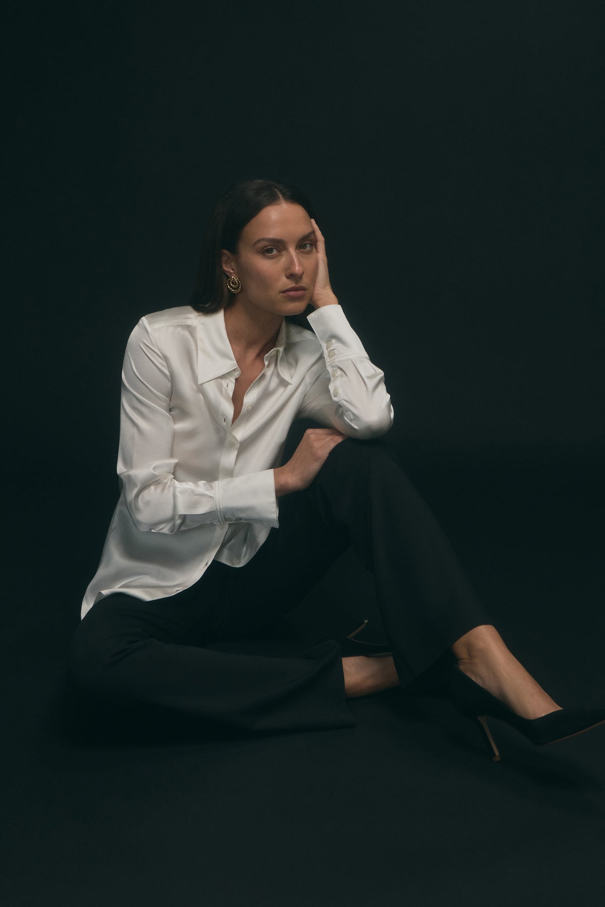SILK SHIRT - WHITE