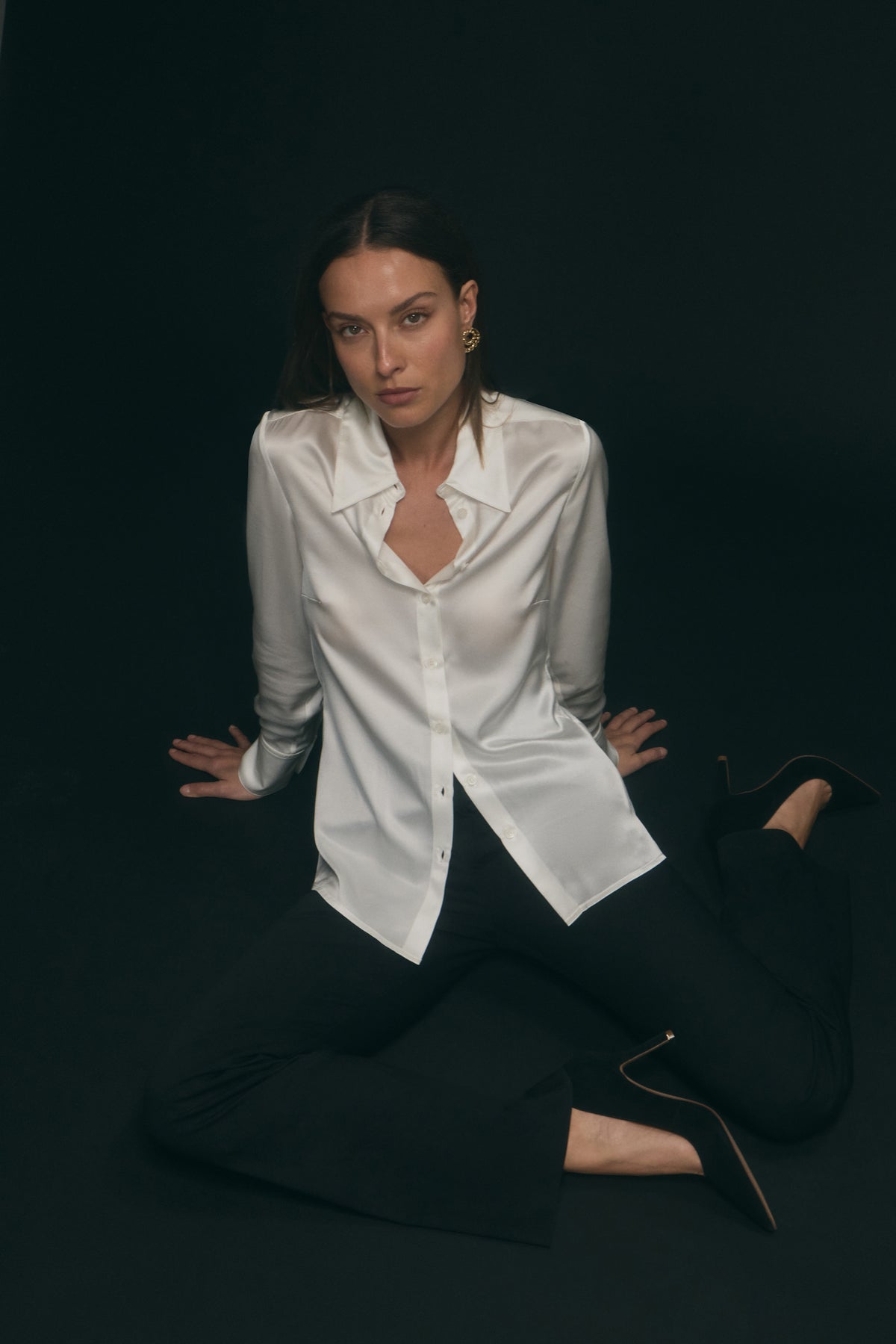 SILK SHIRT - WHITE