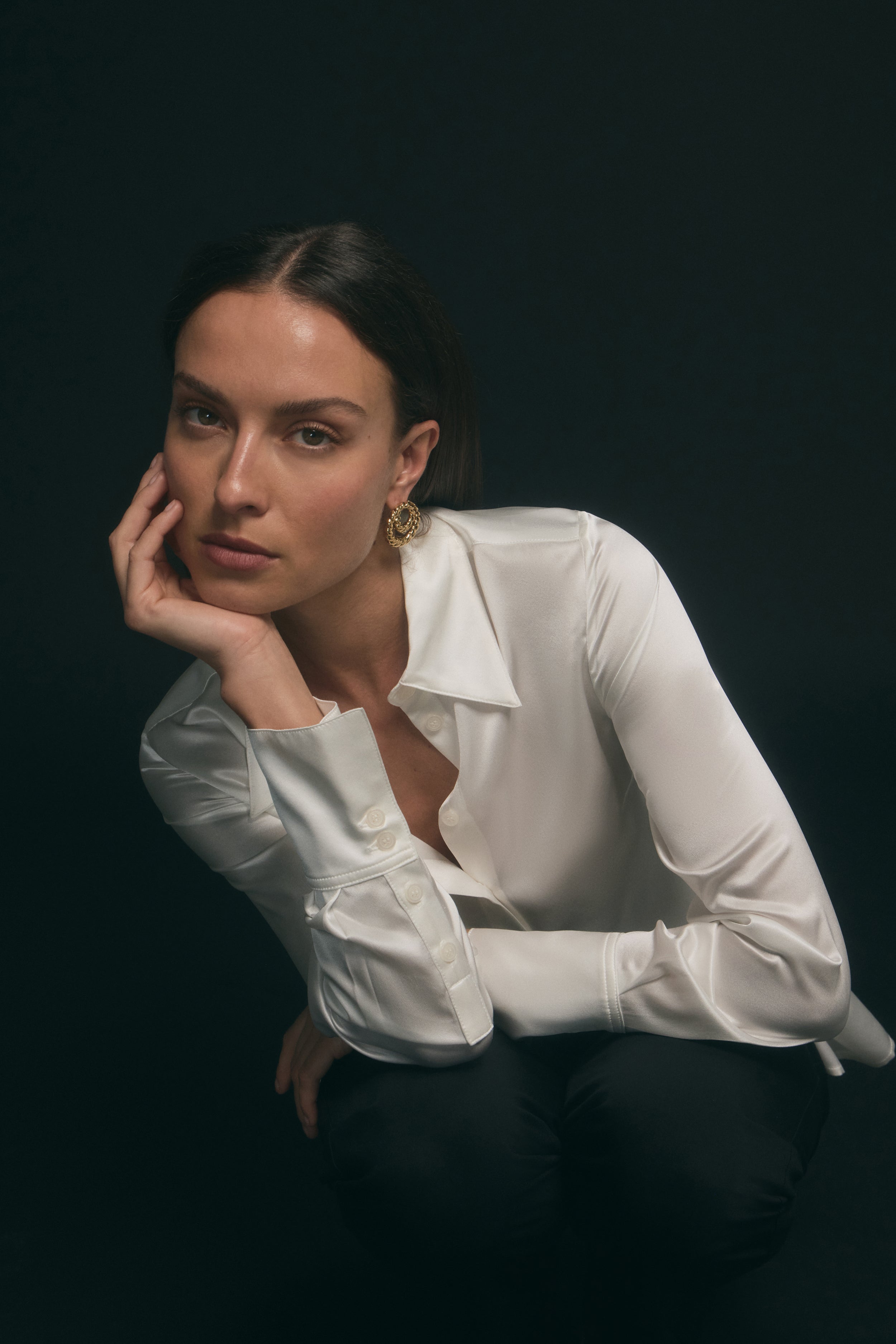SILK SHIRT - WHITE